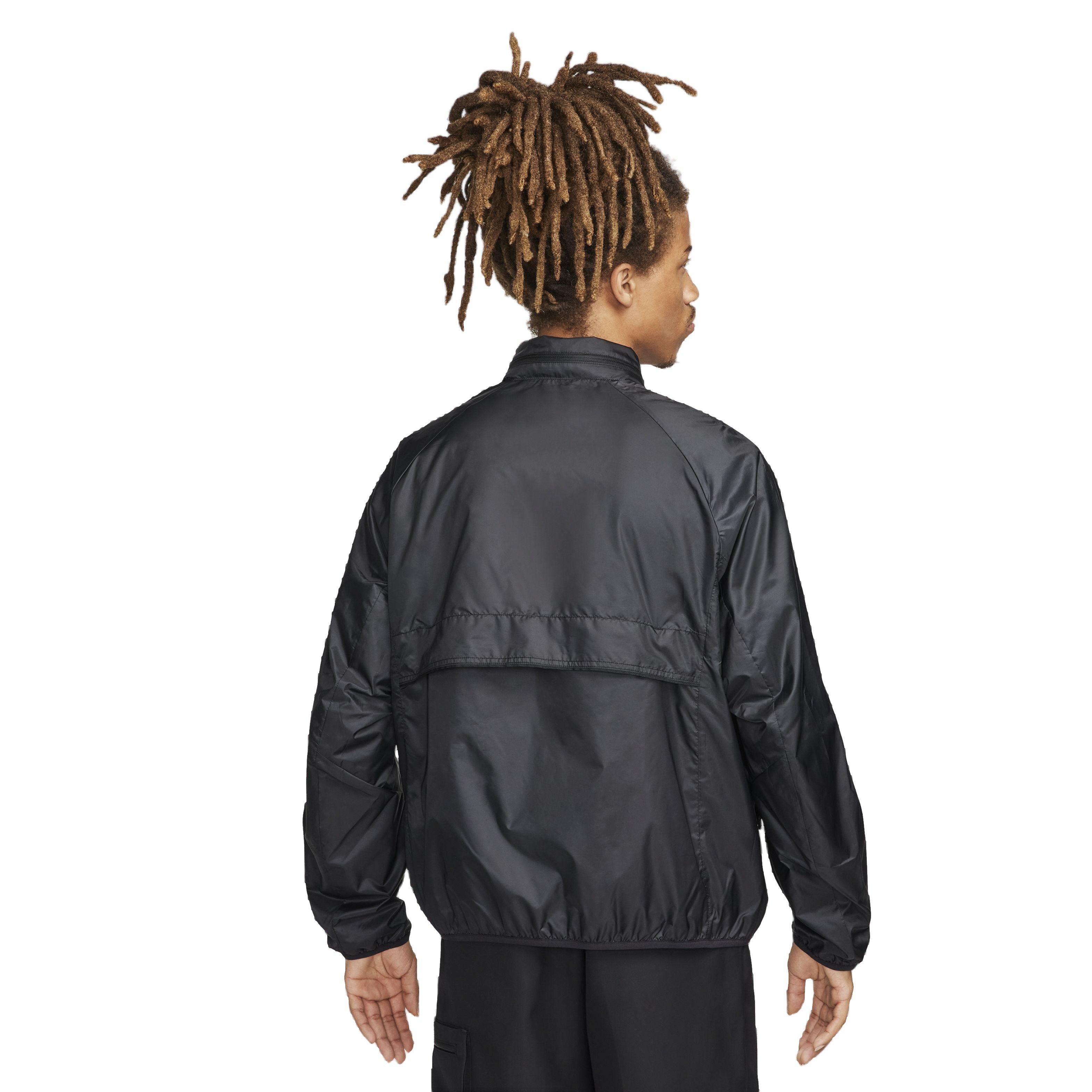 Nike Men's Sportswear Tech Woven N24 Packable Lined Jacket - BLACK Thumbnail View 2