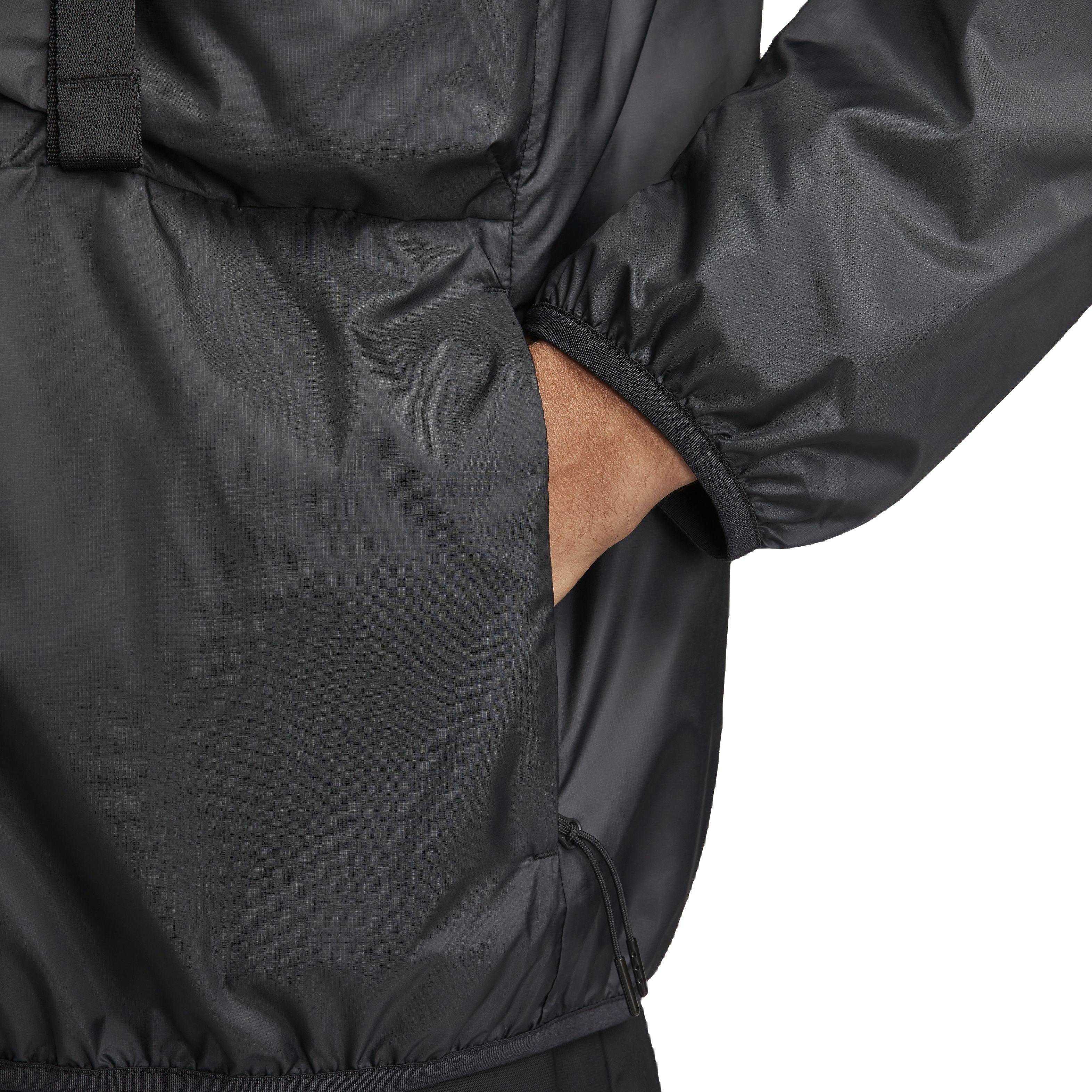 Nike Men's Sportswear Tech Woven N24 Packable Lined Jacket - BLACK Thumbnail View 5