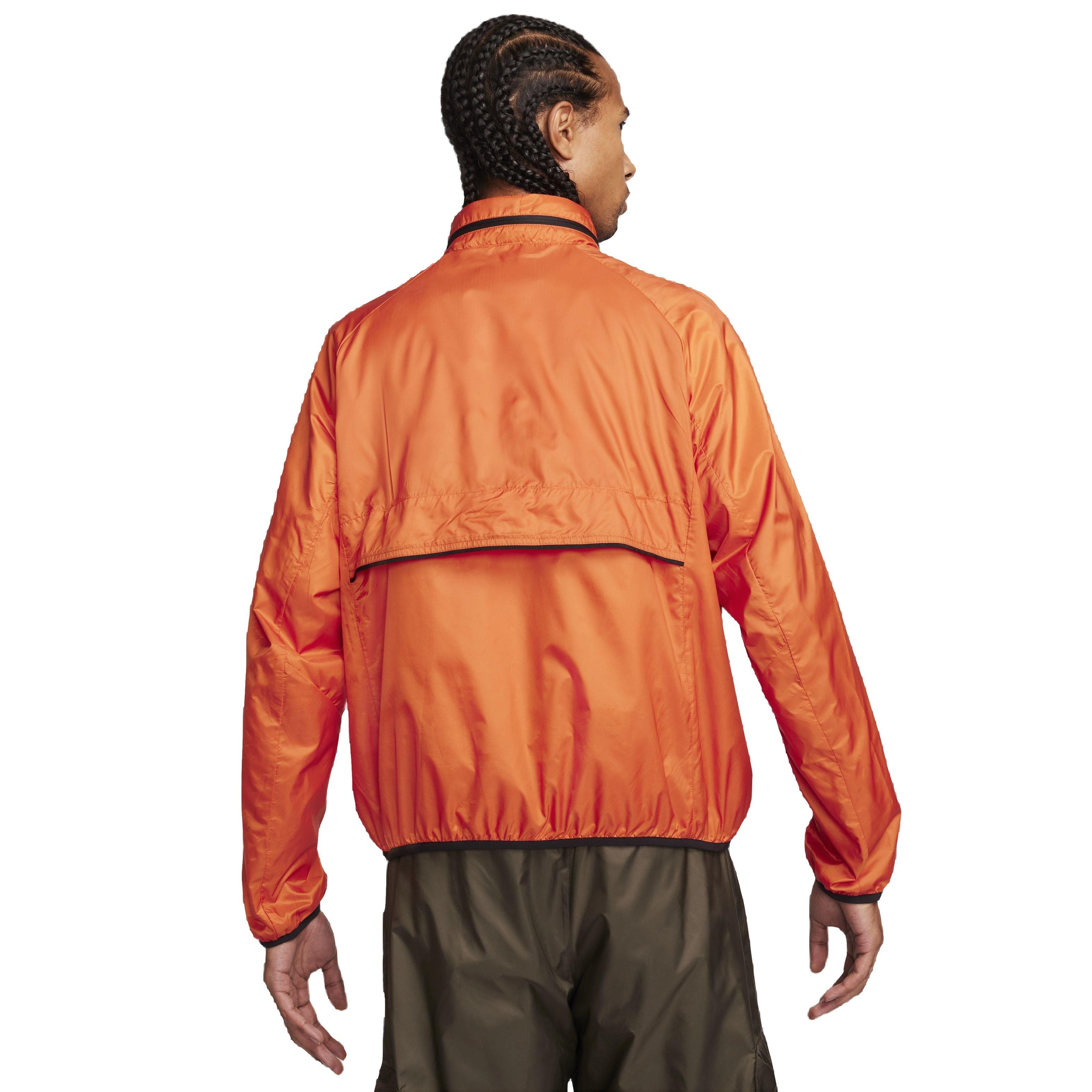 Nike Men's Sportswear Tech Woven N24 Packable Lined Jacket - ORANGE Thumbnail View 2