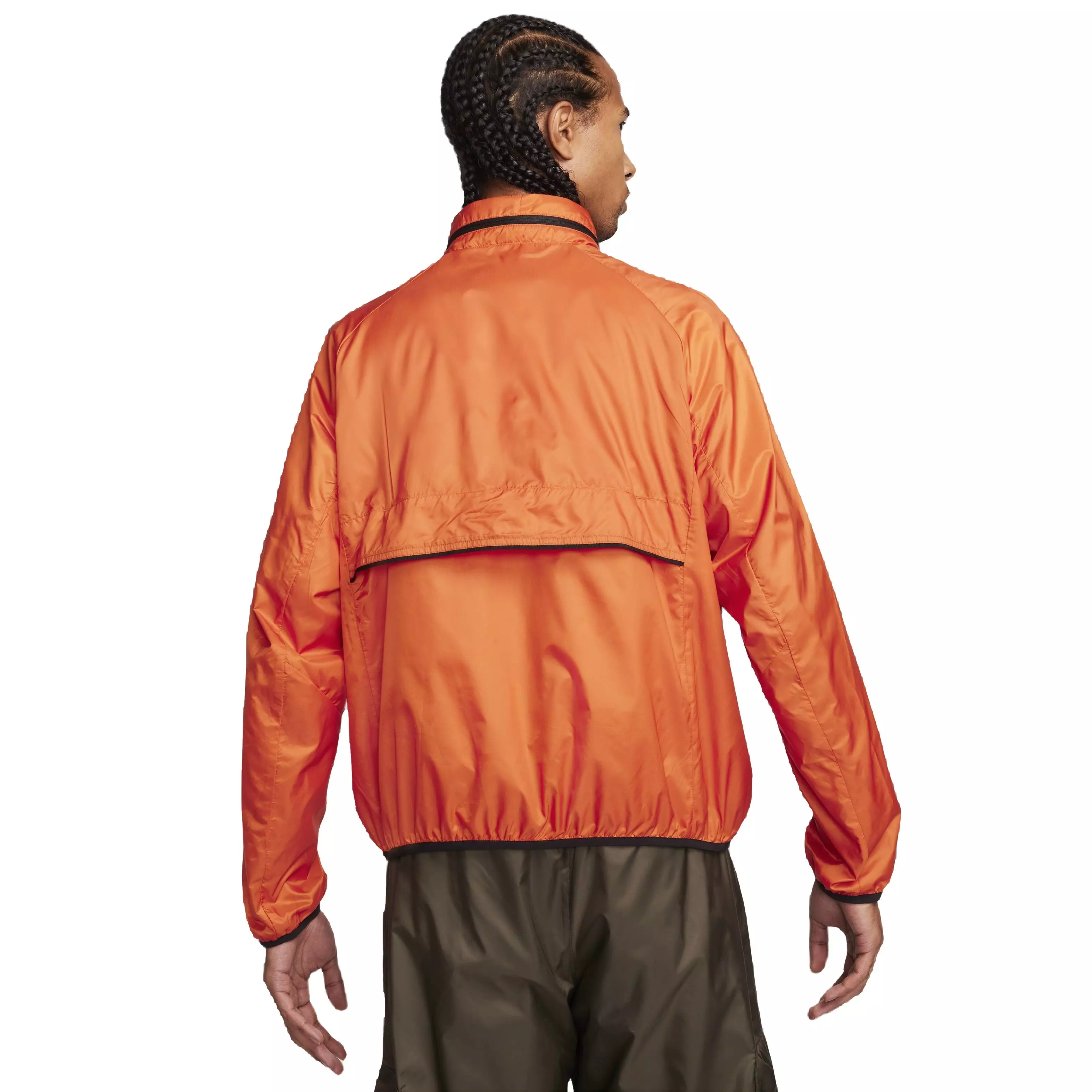 Nike Men's Sportswear Tech Woven N24 Packable Lined Jacket - ORANGE