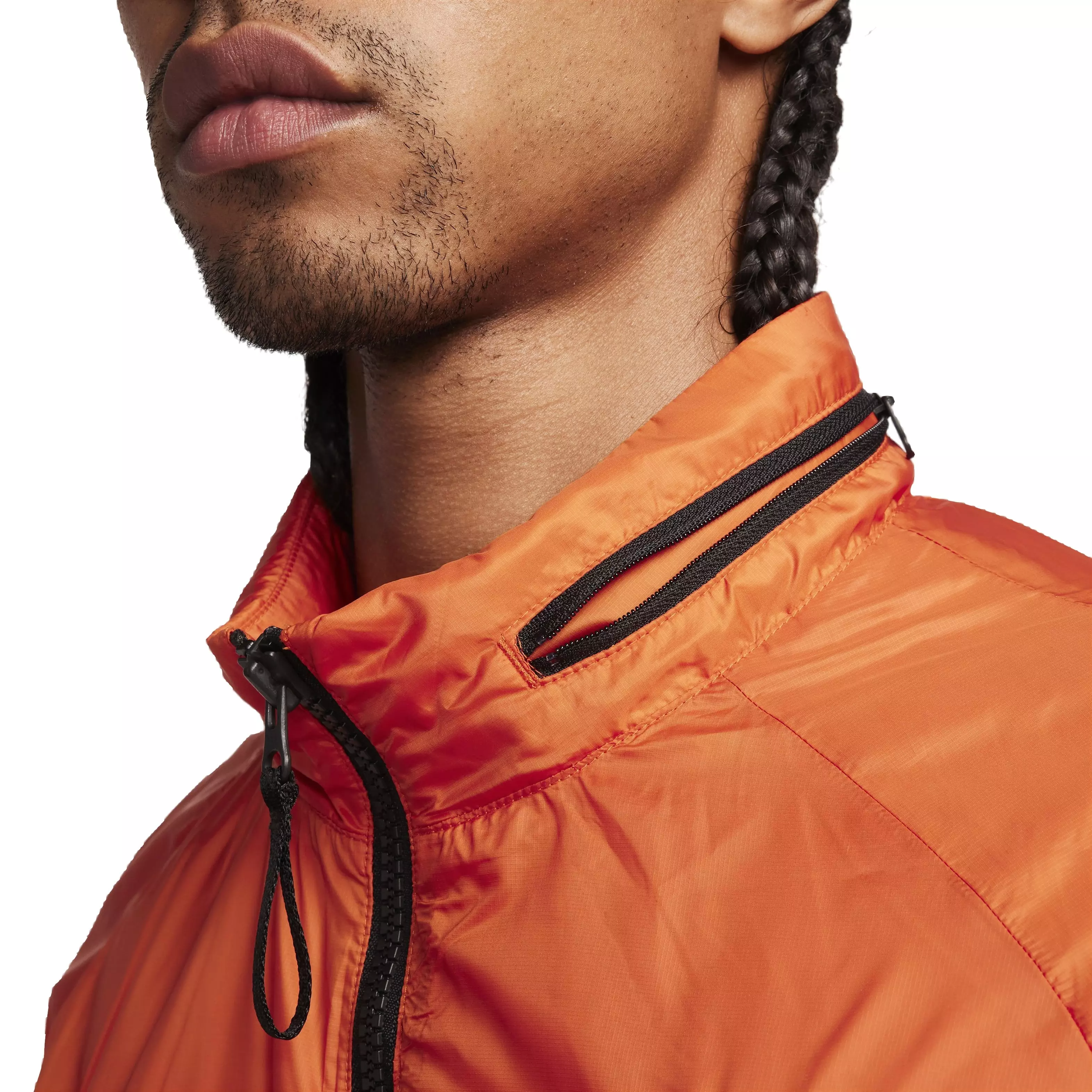 Nike Men's Sportswear Tech Woven N24 Packable Lined Jacket - ORANGE
