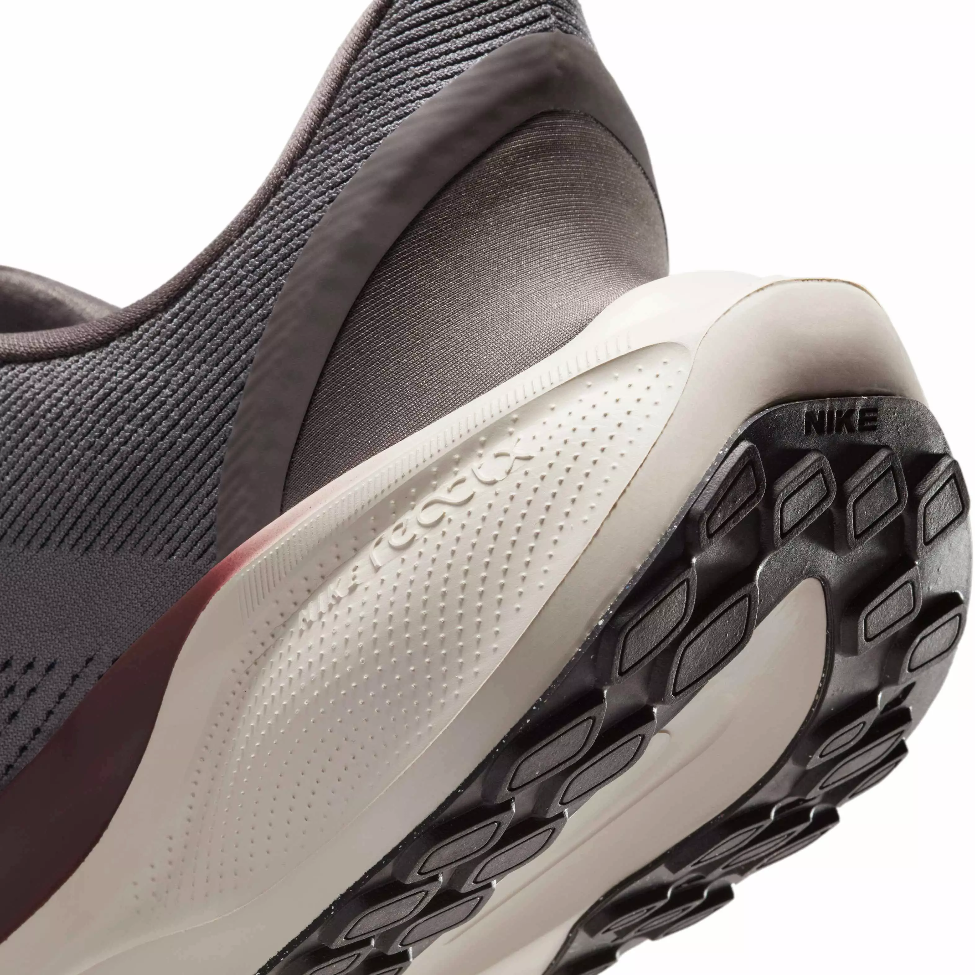 Nike Pegasus EasyOn "Cave Stone/Dark Smoke Grey/Lt Brown/Burgundy Crush" Men's Running Shoe - STONE/DK GREY/LT BROWN/BURGUNDY