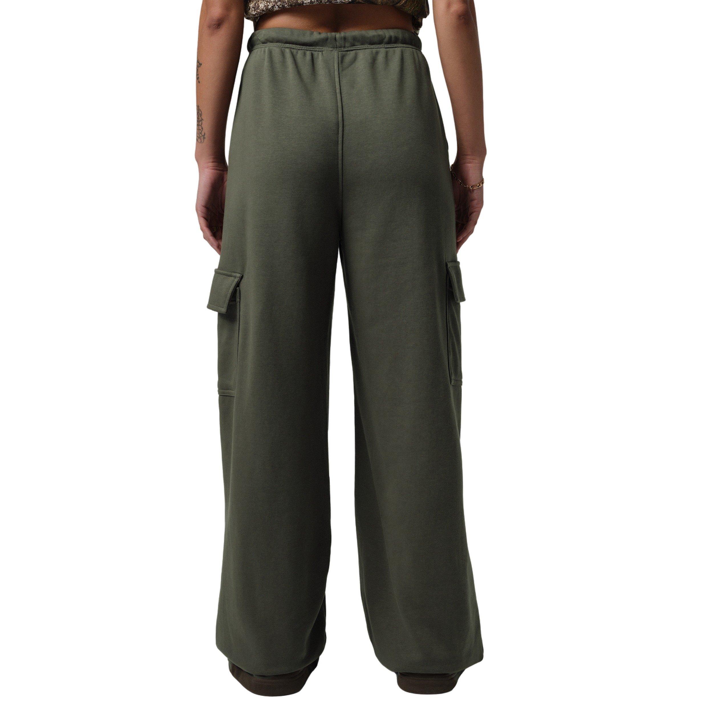 Jordan Women's Brooklyn Fleece Cargo Pants - Green - GREEN Thumbnail View 2