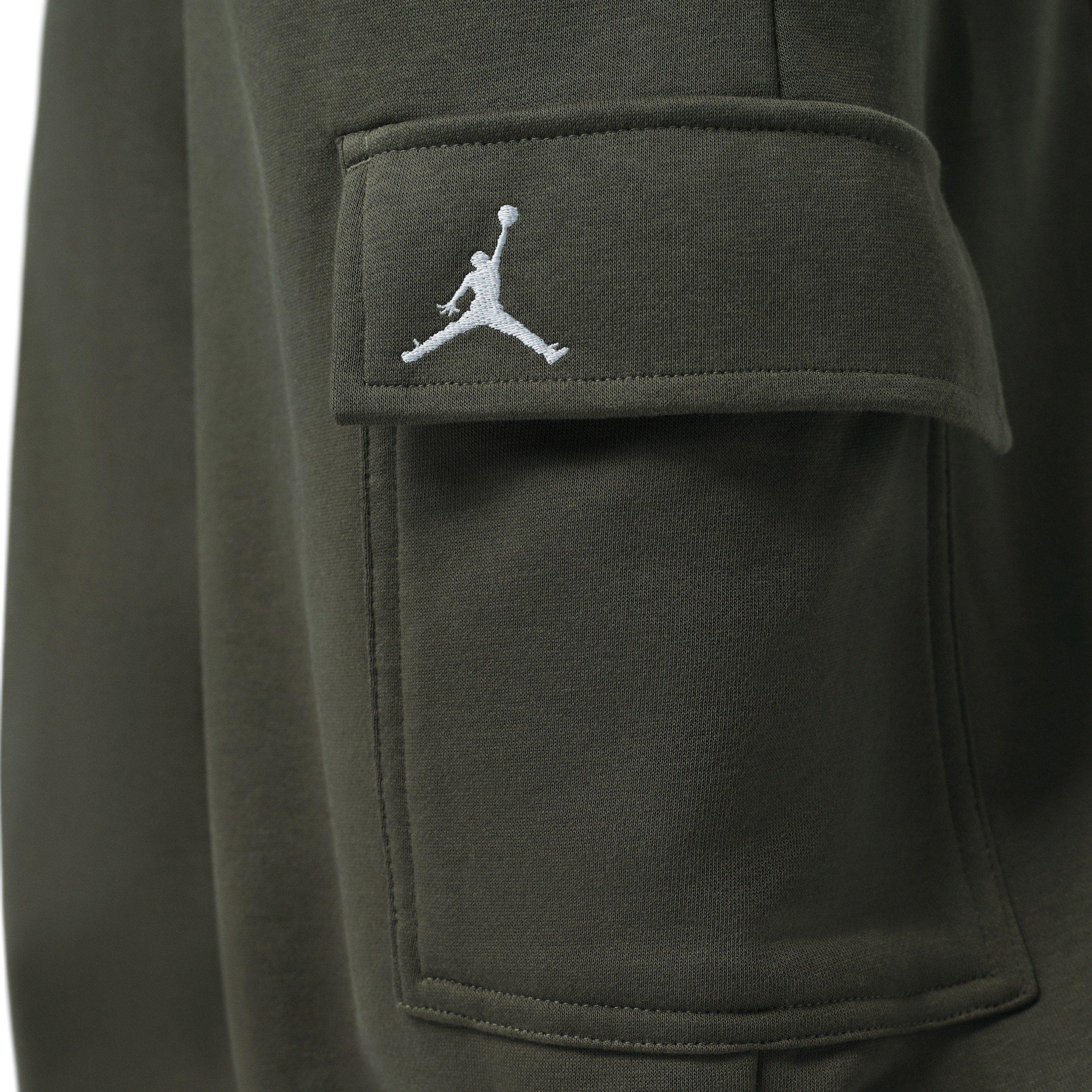 Jordan Women's Brooklyn Fleece Cargo Pants - Green - GREEN Thumbnail View 4