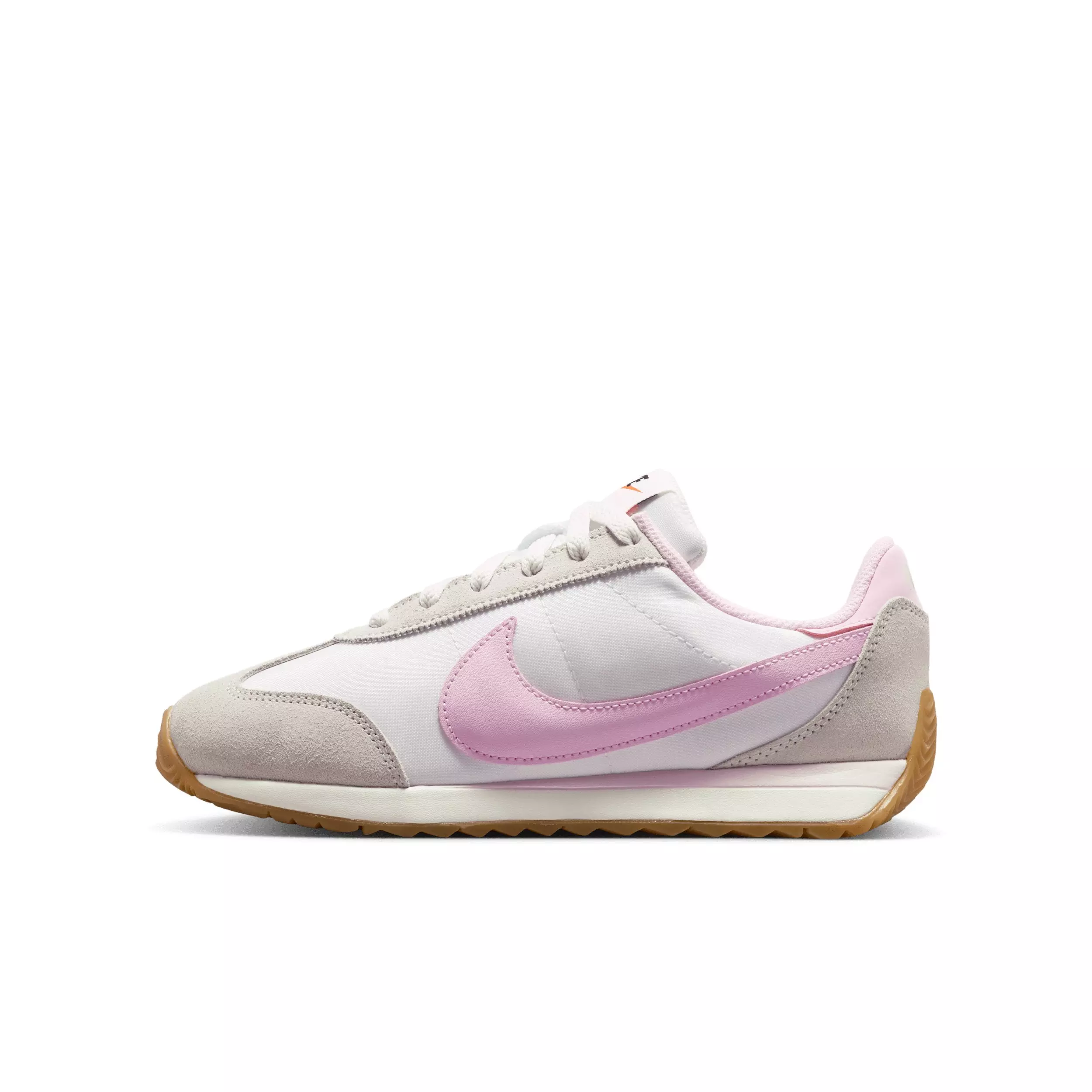Nike Pacific "Sail/Gum Light Brown/Safety Orange/Pink Foam" Grade School Girls' Shoe - SAIL/LT BROWN/ORANGE/PINK