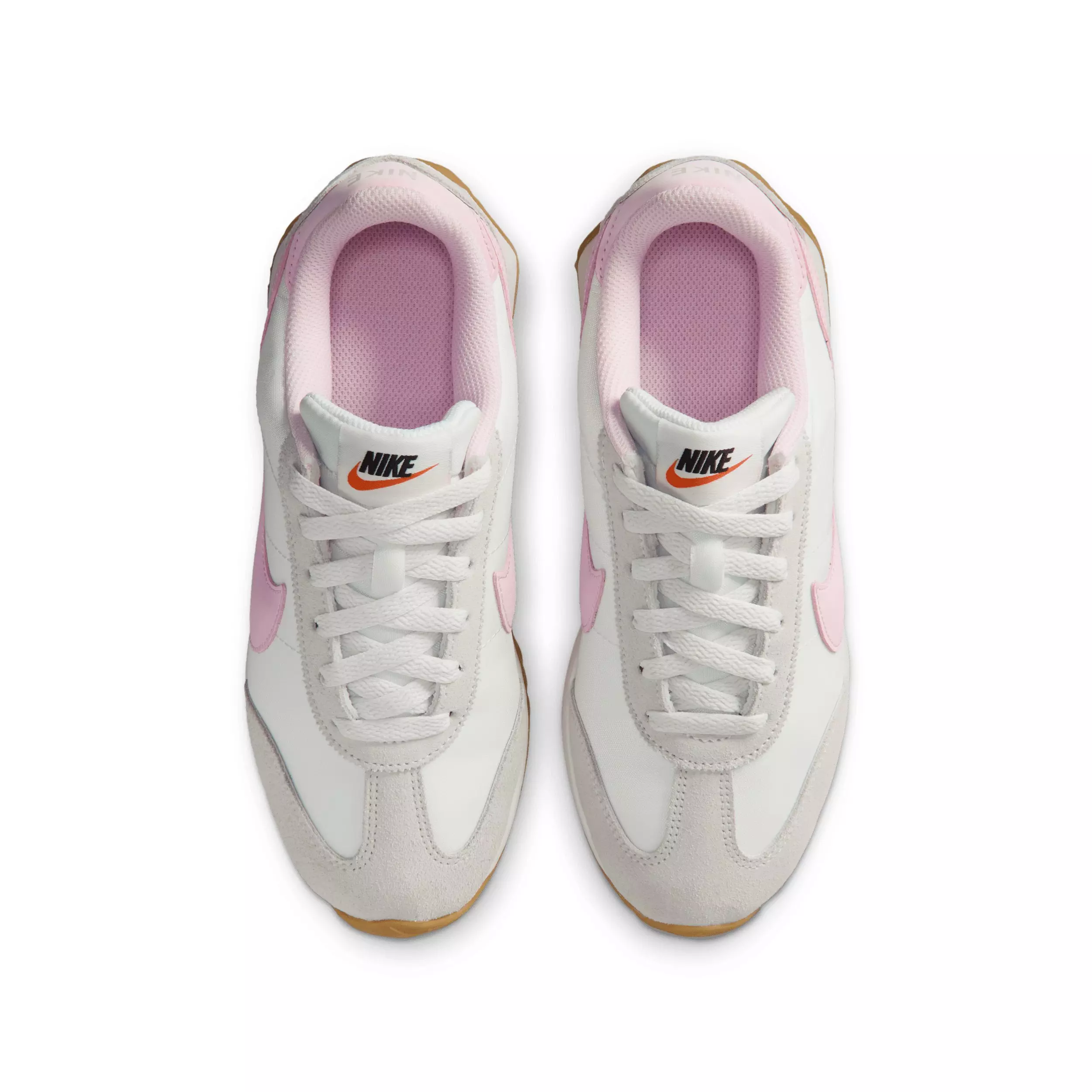 Nike Pacific "Sail/Gum Light Brown/Safety Orange/Pink Foam" Grade School Girls' Shoe - SAIL/LT BROWN/ORANGE/PINK
