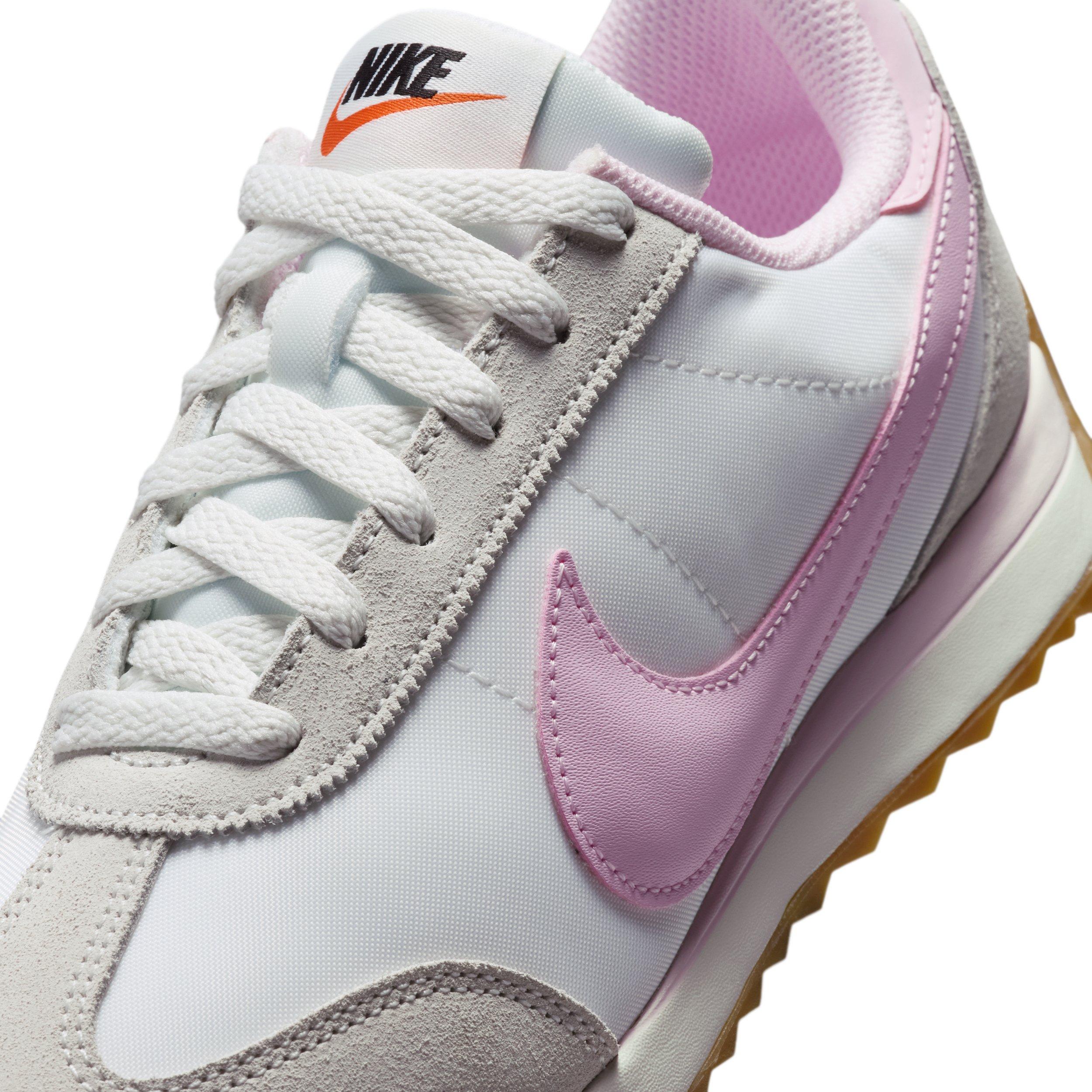 Nike Pacific "Sail/Gum Light Brown/Safety Orange/Pink Foam" Grade School Girls' Shoe - SAIL/LT BROWN/ORANGE/PINK
