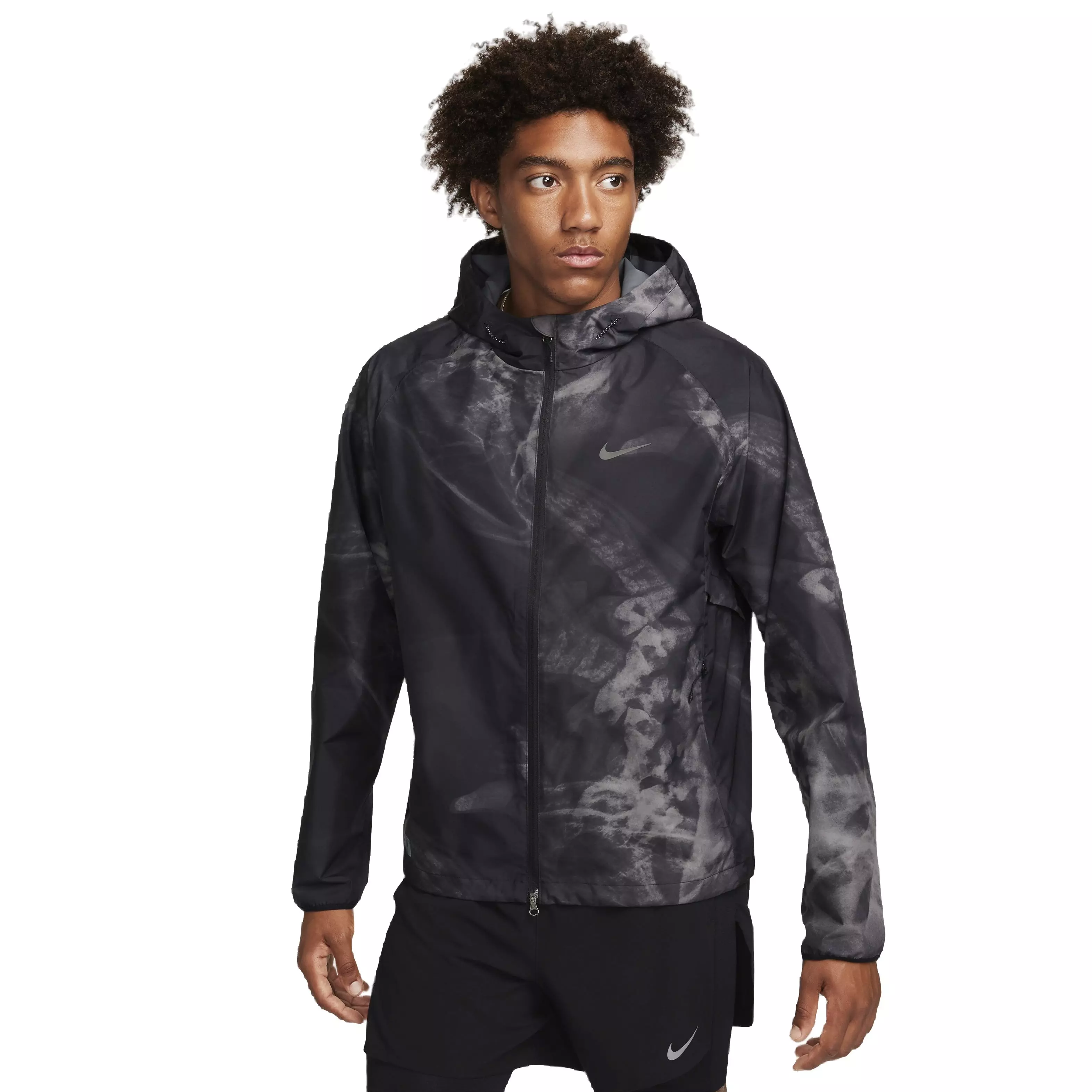 Nike Men's Storm-FIT Running Division Flash Running Jacket -Black - BLACK