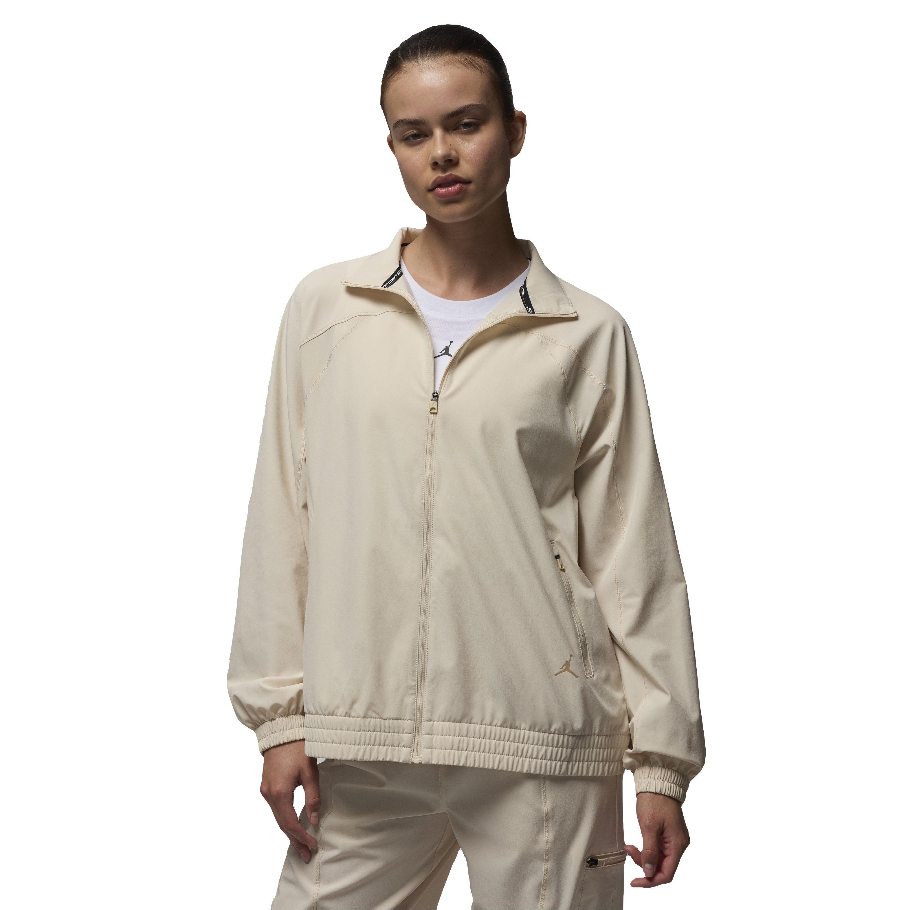 Jordan Women's Sport Dri-FIT Woven Jacket - Beige - BEIGE