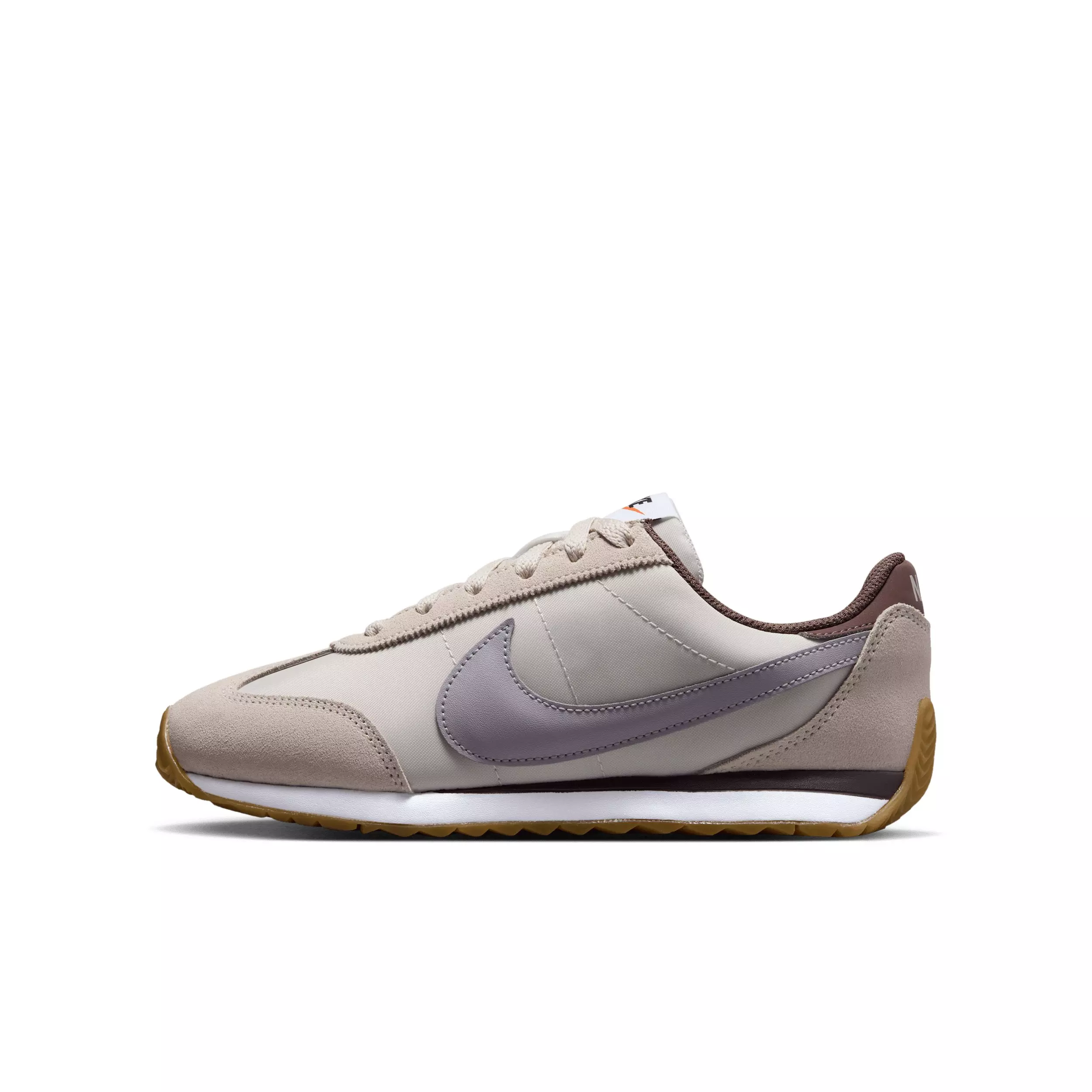 Nike Pacific "Light Orewood Brown/Tattoo/Safety Orange/Silver Lilac" Grade School Girls' Shoe - LT BROWN/TATTOO/ORANGE/LILAC