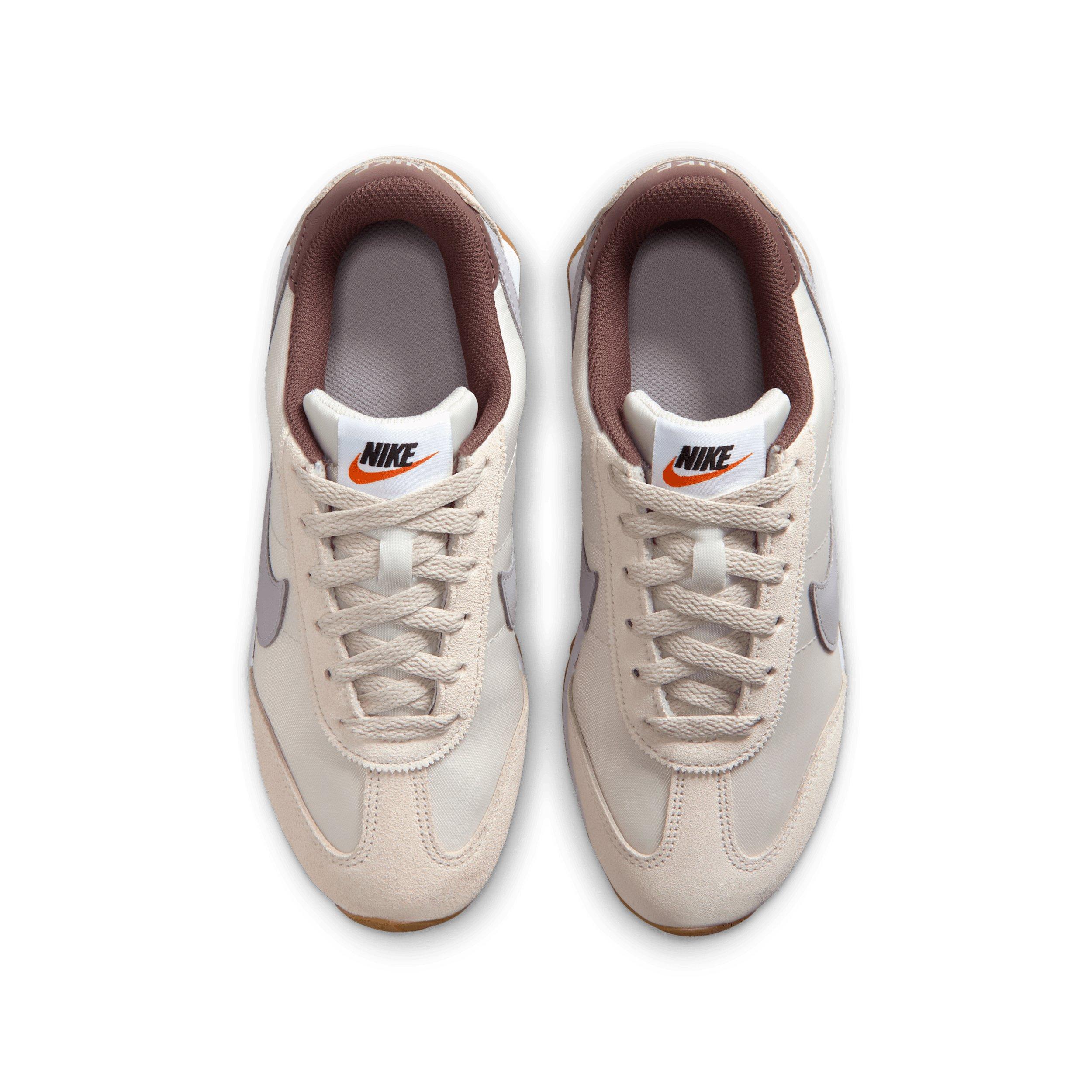Nike Pacific "Light Orewood Brown/Tattoo/Safety Orange/Silver Lilac" Grade School Girls' Shoe - LT BROWN/TATTOO/ORANGE/LILAC