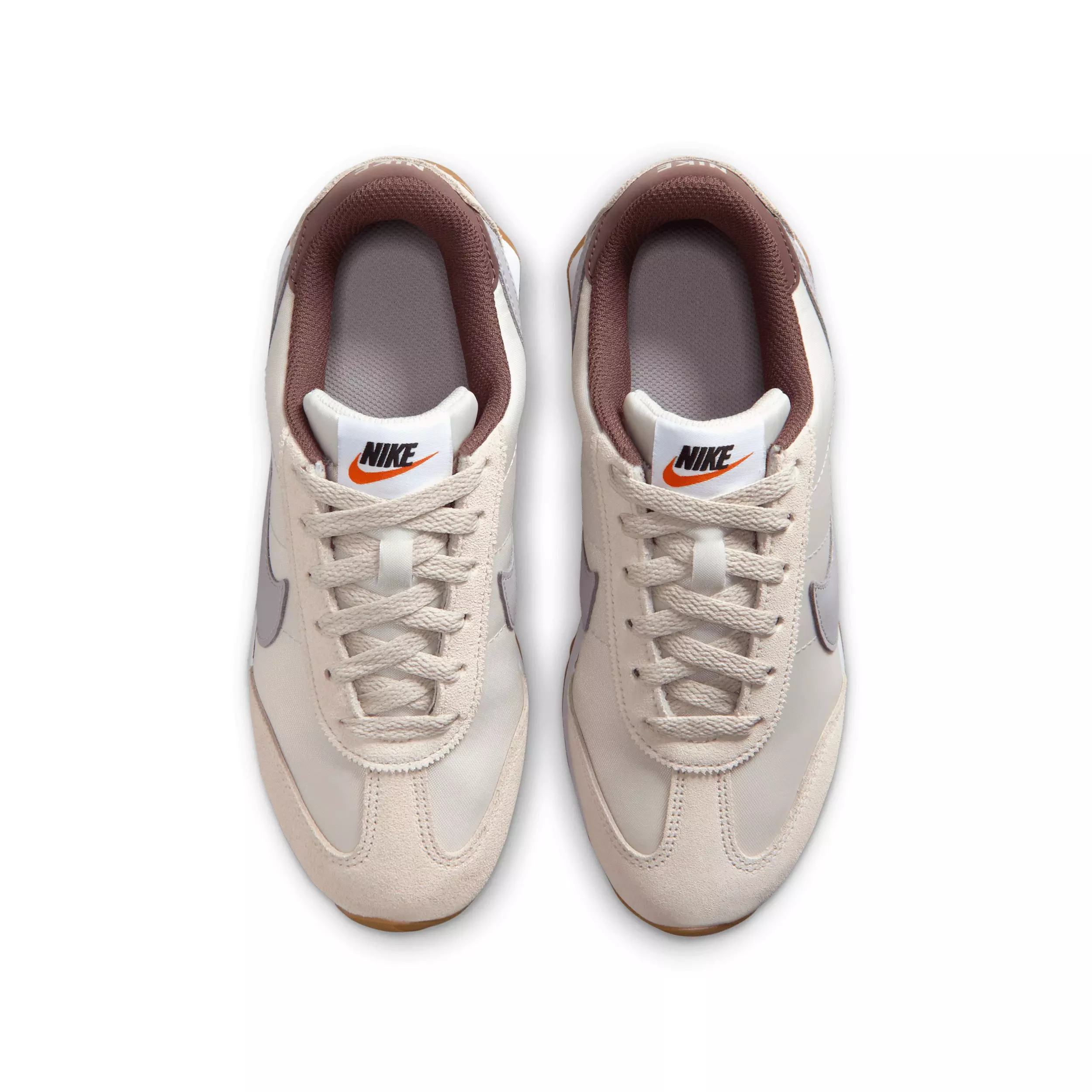 Nike Pacific "Light Orewood Brown/Tattoo/Safety Orange/Silver Lilac" Grade School Girls' Shoe - LT BROWN/TATTOO/ORANGE/LILAC