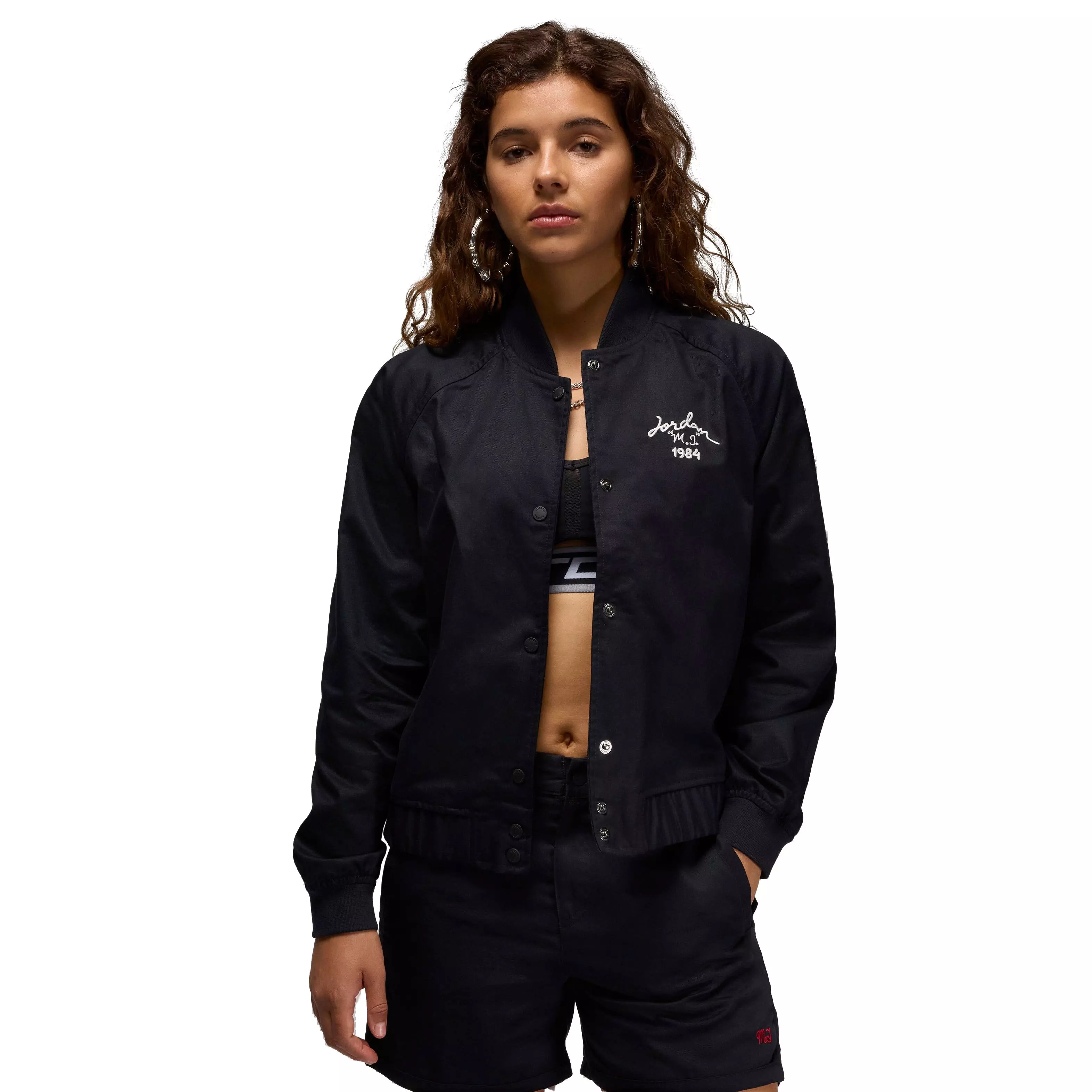 Jordan Women's Varsity Jacket - Black - BLACK