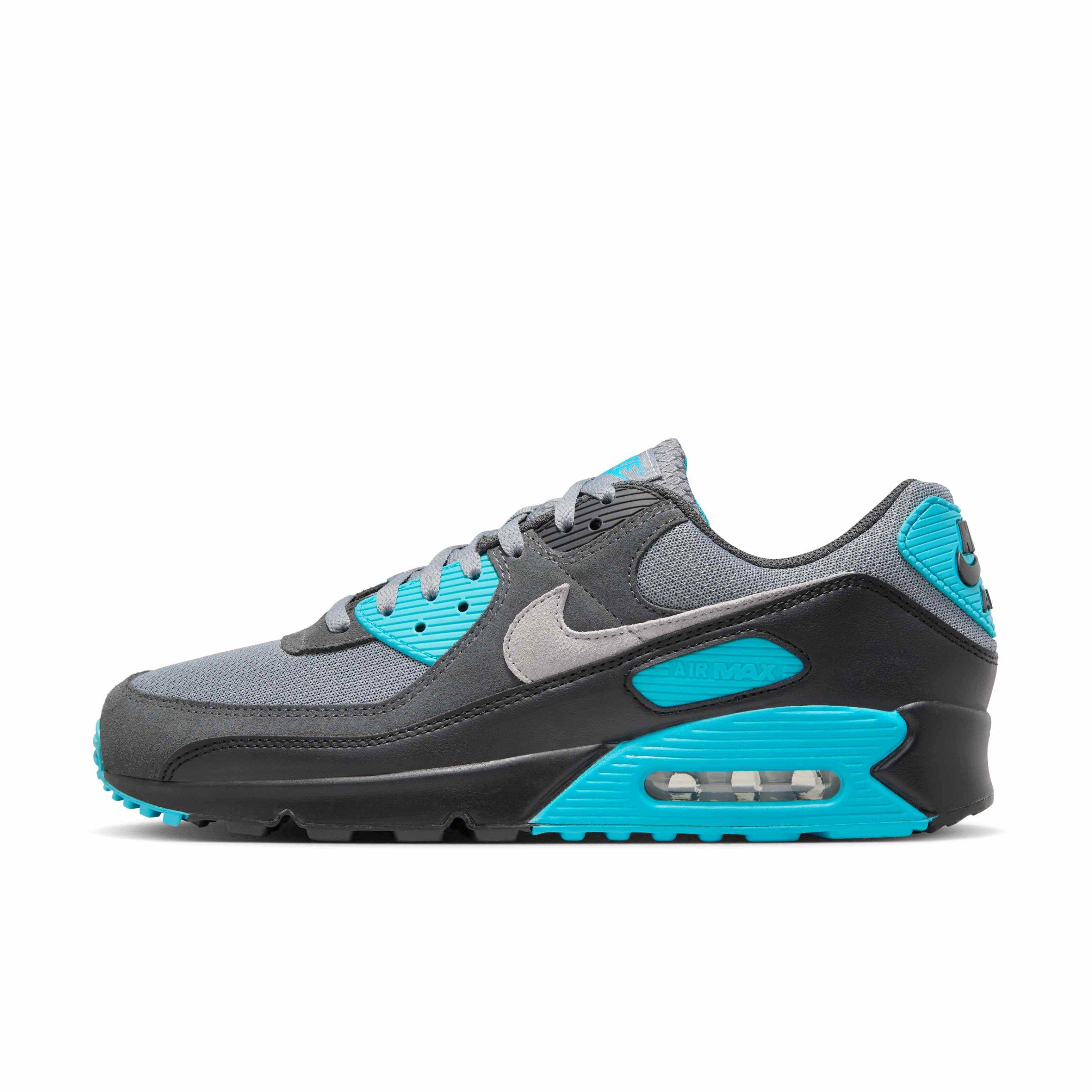 Nike Air Max 90 "Cool Grey/Dusty Cactus/Black/Wolf Grey" Men's Shoe - GREY/CACTUS/BLACK/GREY Thumbnail View 2