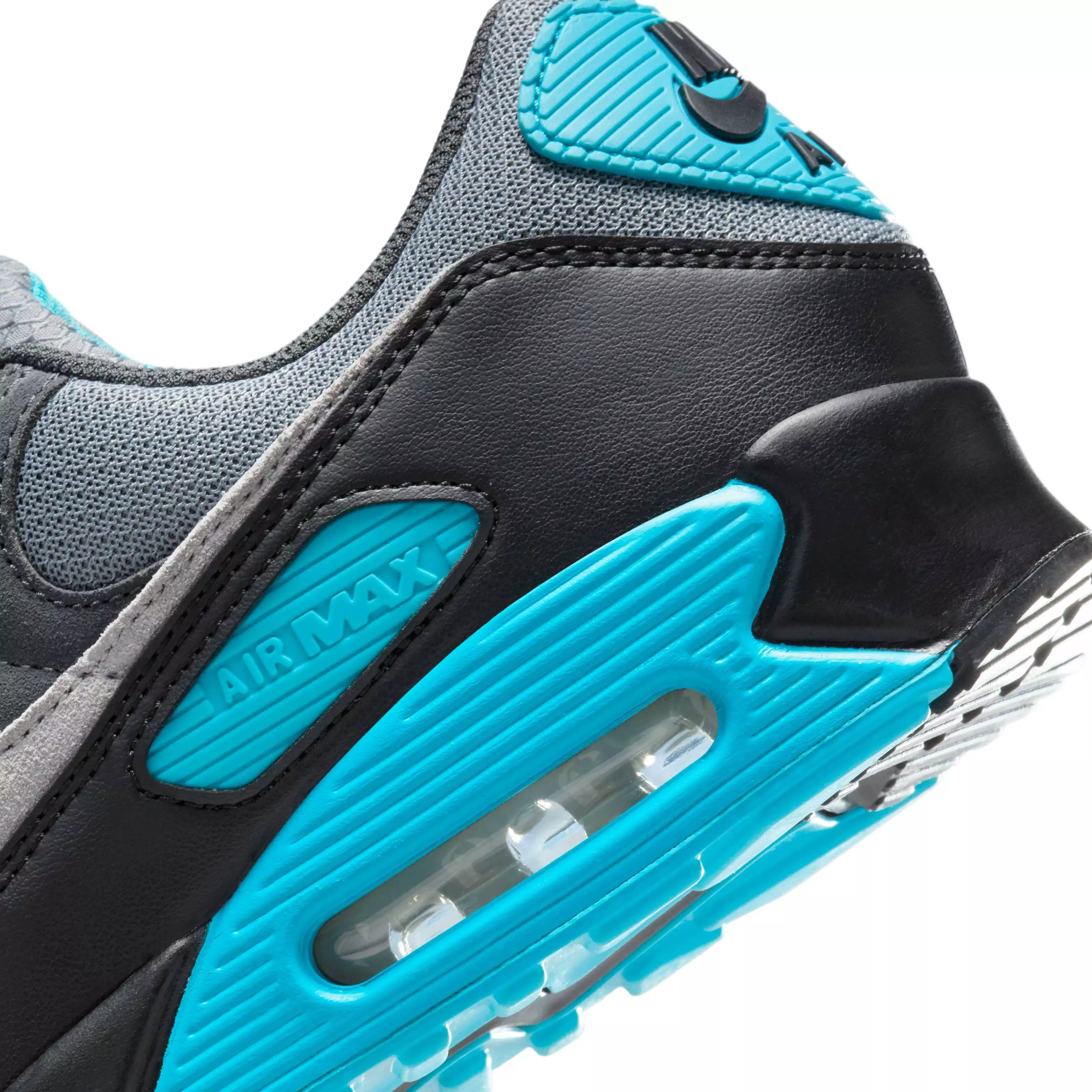 Nike Air Max 90 "Cool Grey/Dusty Cactus/Black/Wolf Grey" Men's Shoe - GREY/CACTUS/BLACK/GREY