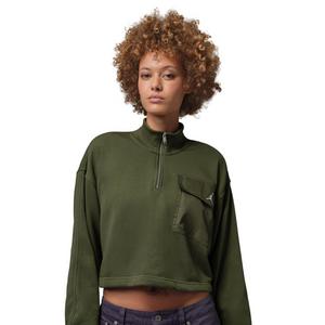 Jordan Women's Brooklyn Fleece 1/4-Zip Hike Mike Top -Green