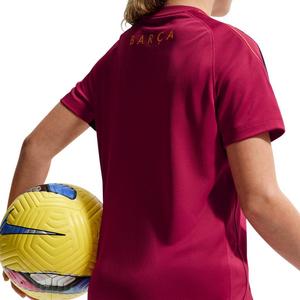 Nike Big Kids' FC Barcelona Strike Soccer Dri-FIT Short Sleeve Top - Red - RED