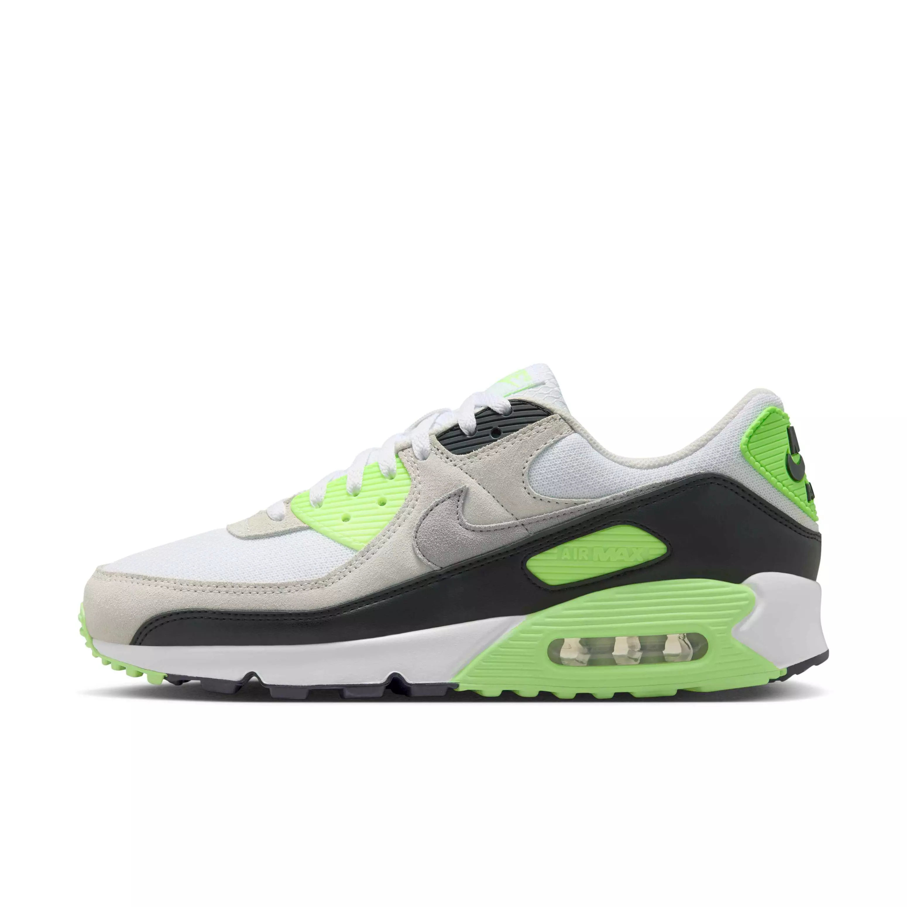 Nike Air Max 90 "White/Light Bone/Neutral Olive/Cave Stone" Men's Shoe - WHITE/LT BONE/OLIVE/STONE