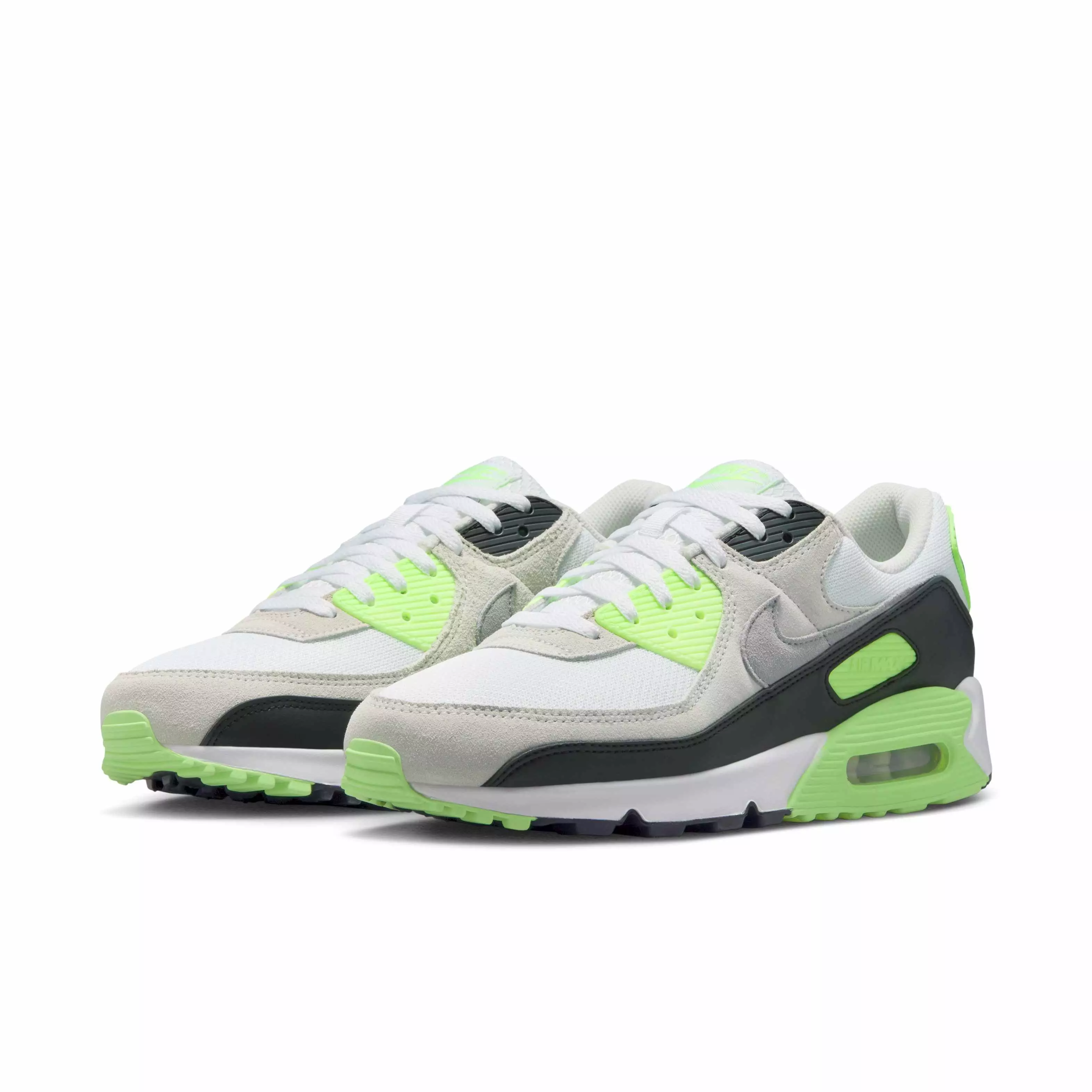 Nike Air Max 90 "White/Light Bone/Neutral Olive/Cave Stone" Men's Shoe - WHITE/LT BONE/OLIVE/STONE