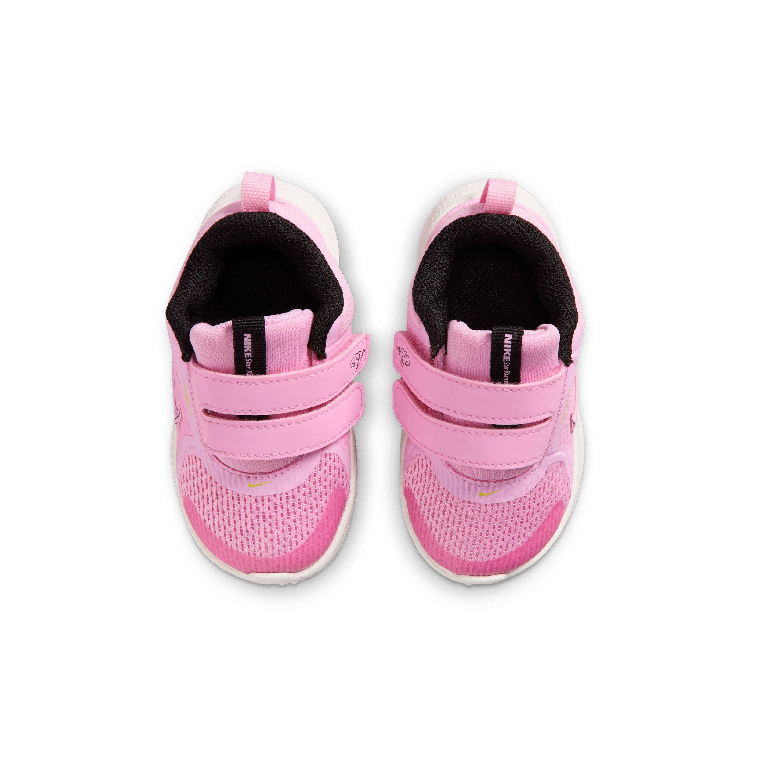 Nike Star Runner 5 "Pink Rise/Black/Sail/Pink Rise" Infant Girls' Running Shoe - PINK/BLACK/SAIL/PINK