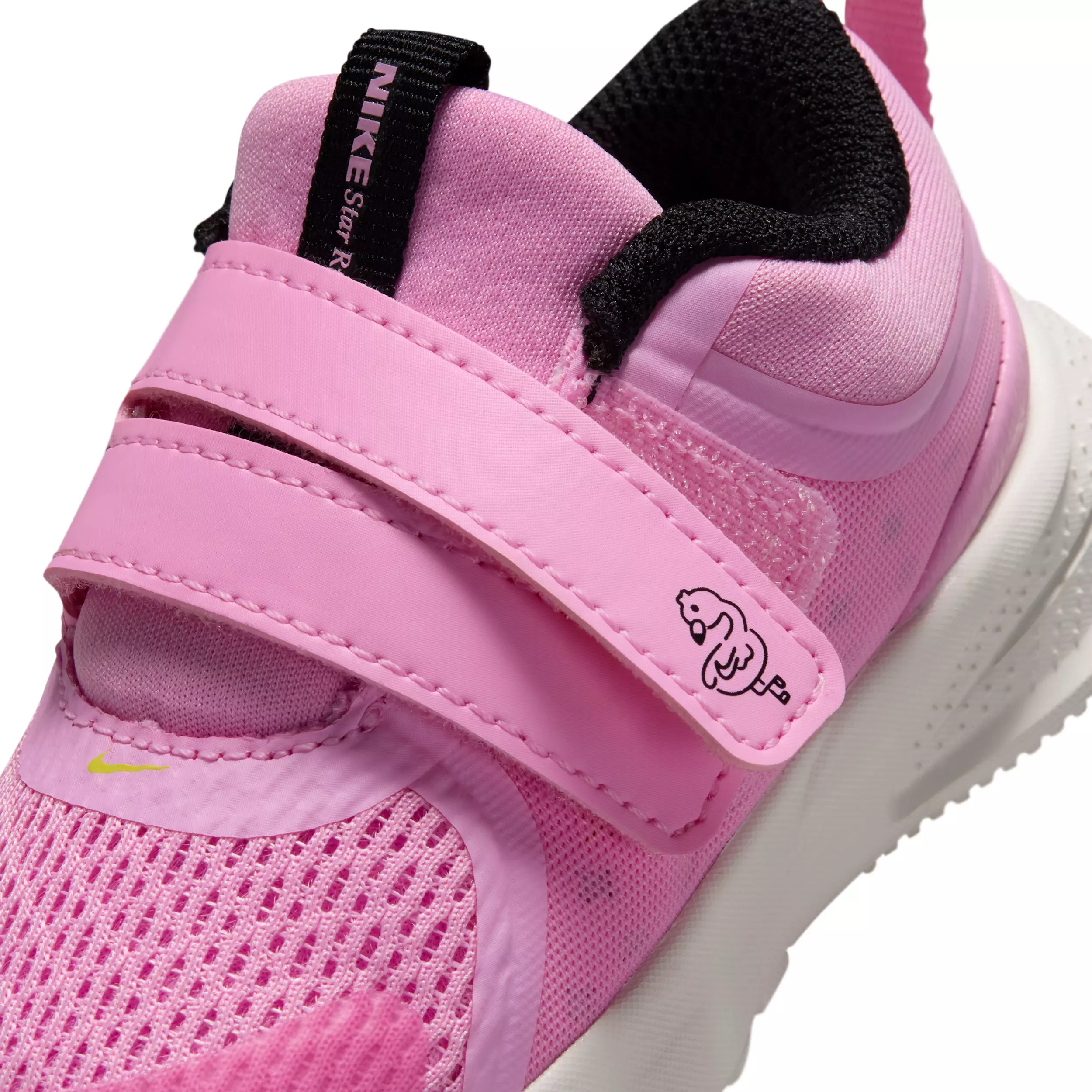 Nike Star Runner 5 "Pink Rise/Black/Sail/Pink Rise" Infant Girls' Running Shoe - PINK/BLACK/SAIL/PINK