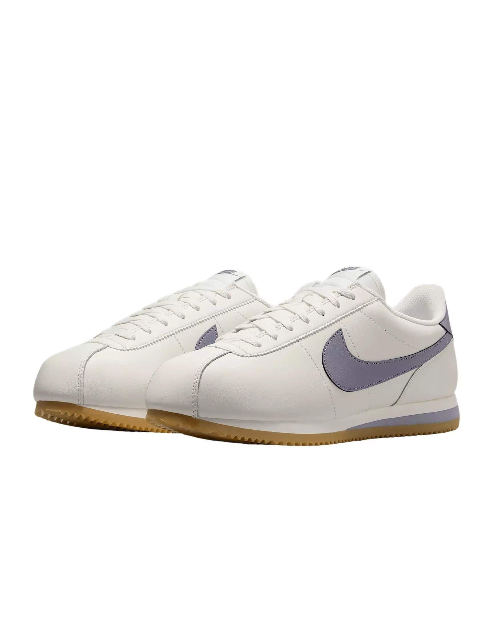 Nike Cortez Leather "Sail/Gum Yellow/Cement Grey" Men's Shoe - SAIL/GUM/GREY