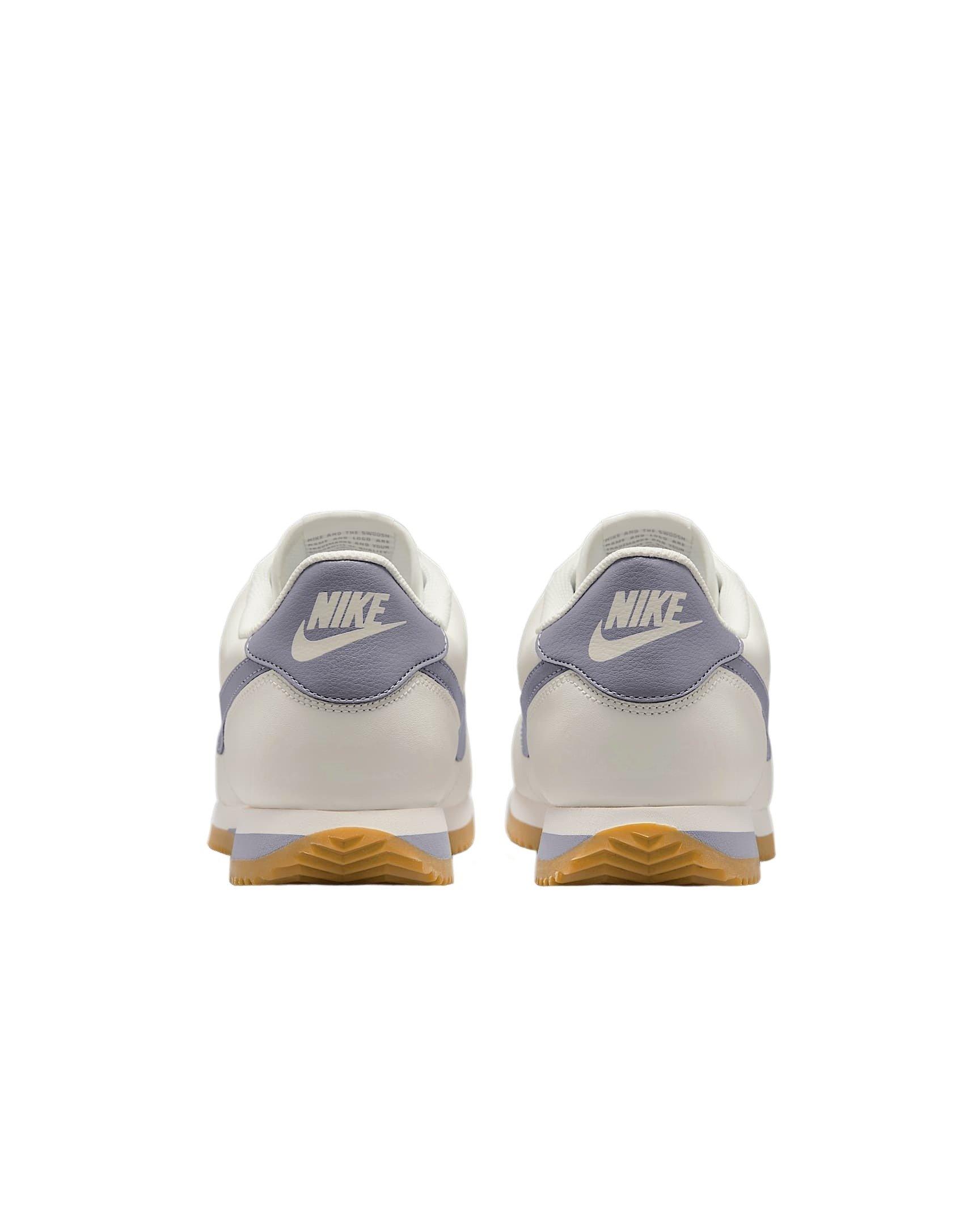 Nike Cortez Leather "Sail/Gum Yellow/Cement Grey" Men's Shoe - SAIL/GUM/GREY Thumbnail View 5