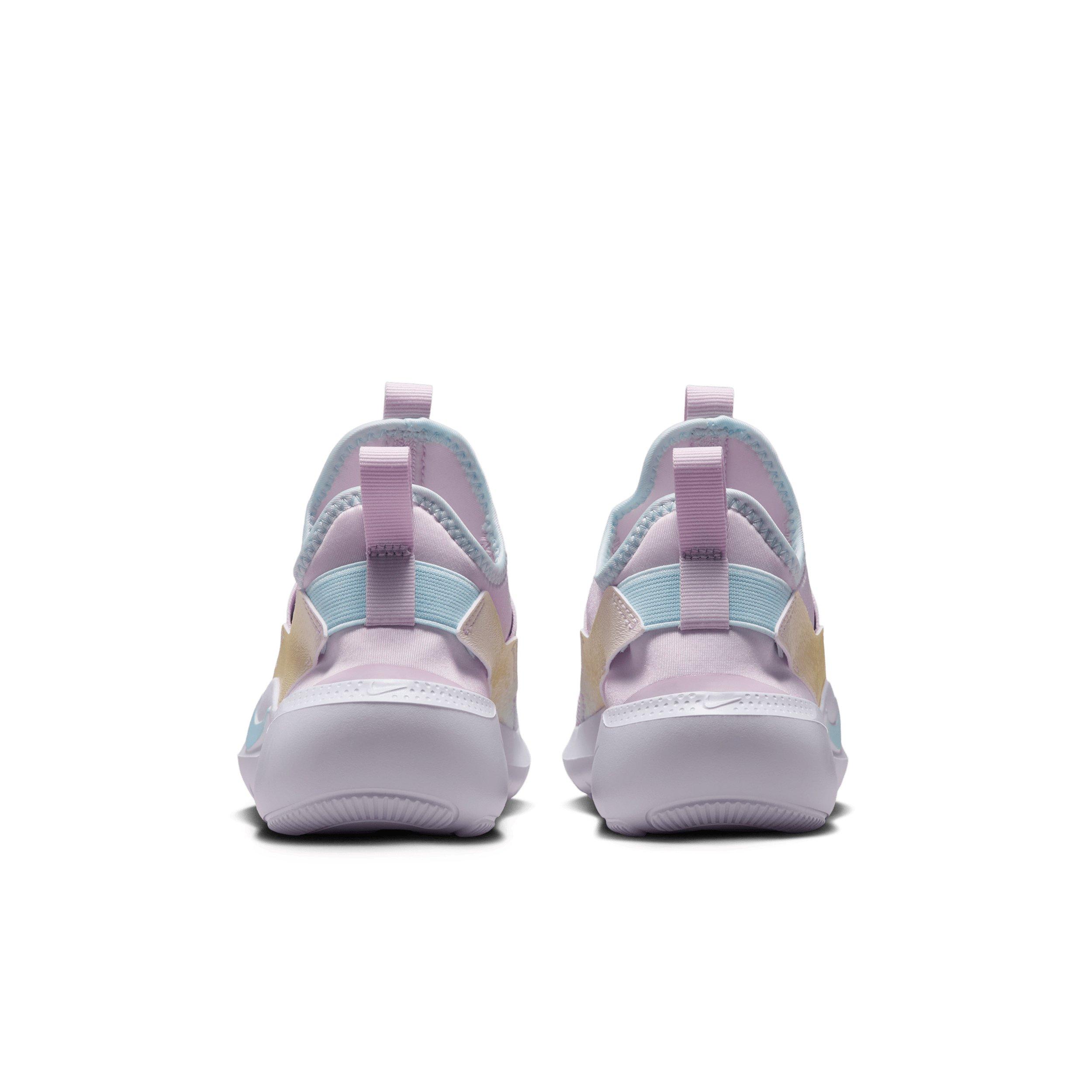 Nike Flex Runner 4 "Bleached Lilac/White/Glacier Blue" Grade School Girls' Running Shoe - LILAC/WHITE/BLUE
