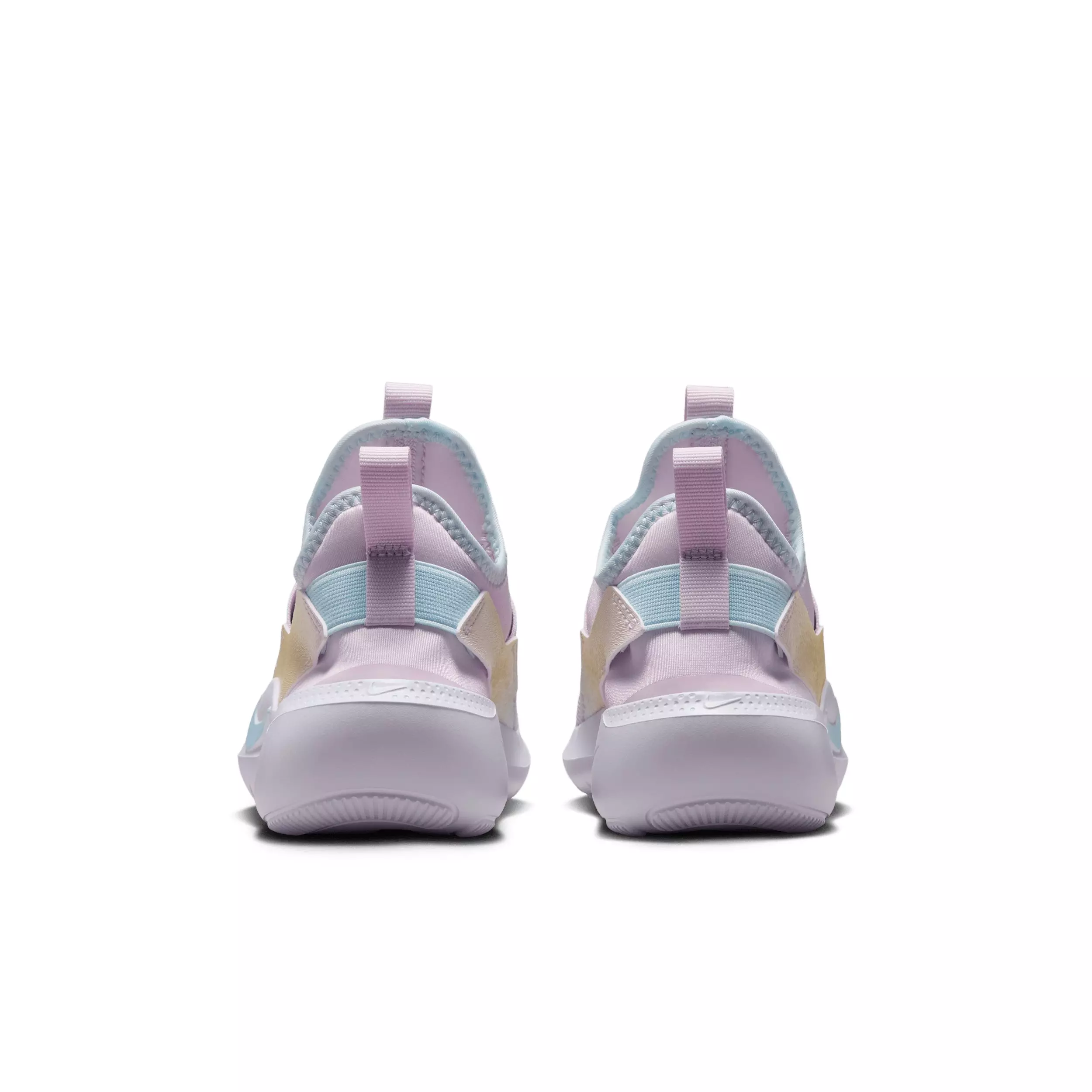 Nike Flex Runner 4 "Bleached Lilac/White/Glacier Blue" Grade School Girls' Running Shoe - LILAC/WHITE/BLUE
