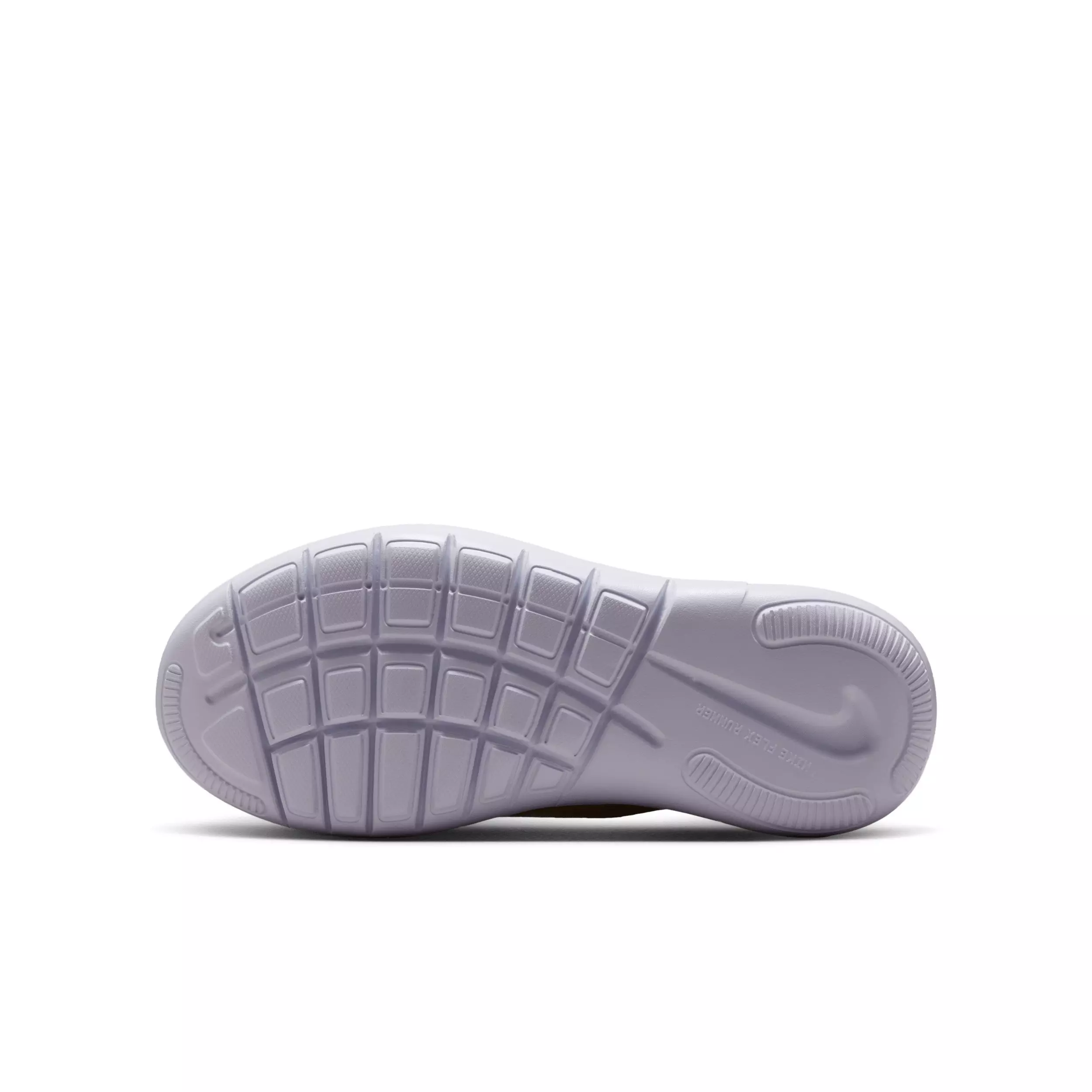 Nike Flex Runner 4 "Bleached Lilac/White/Glacier Blue" Grade School Girls' Running Shoe - LILAC/WHITE/BLUE