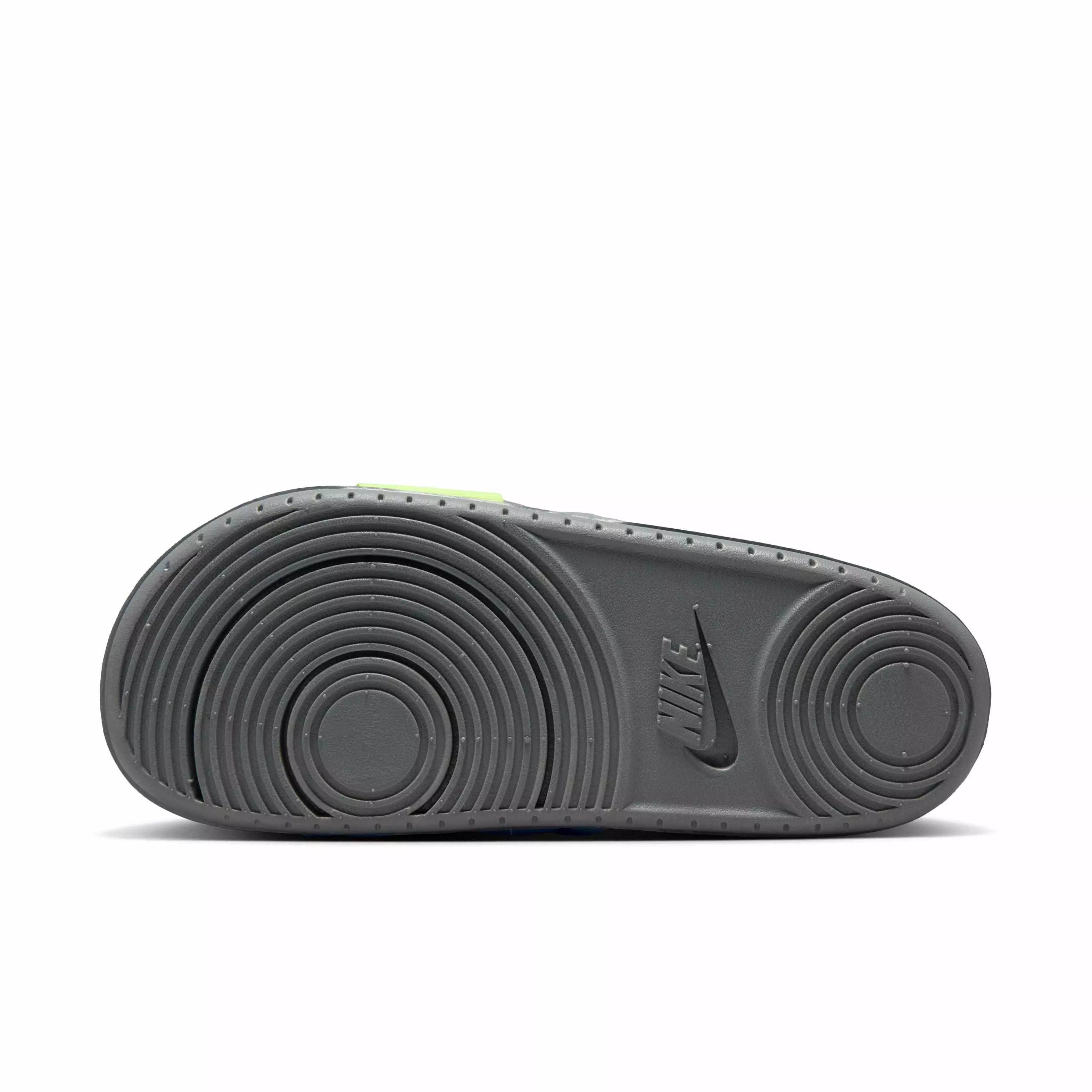 Nike Offcourt Adjust "Cool Grey/Volt/Cool Grey" Men's Slide - GREY/VOLT/GREY
