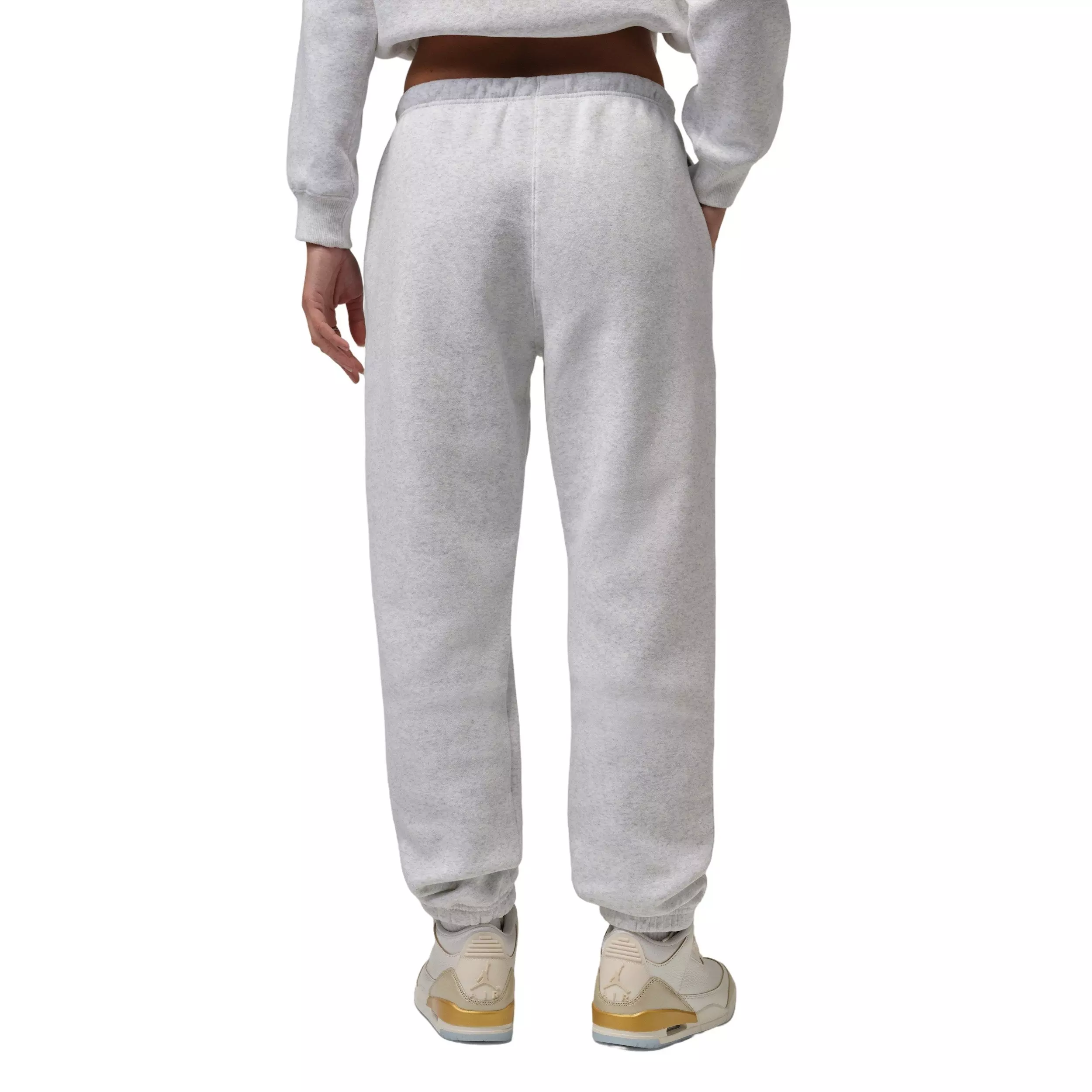 Jordan Women's Brooklyn Fleece Pants -Birch Heather - BIRCH HEATHER