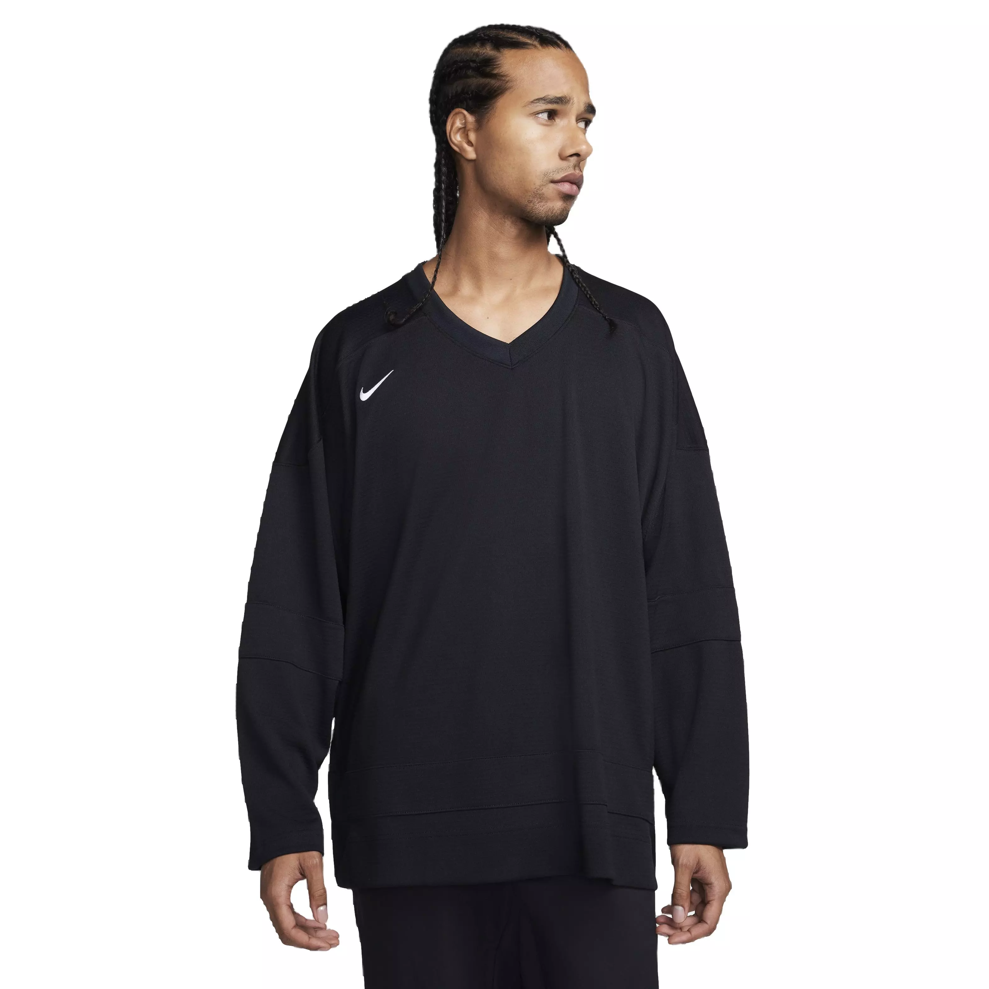 Nike Men's Authentic Hockey Jersey -Black - BLACK