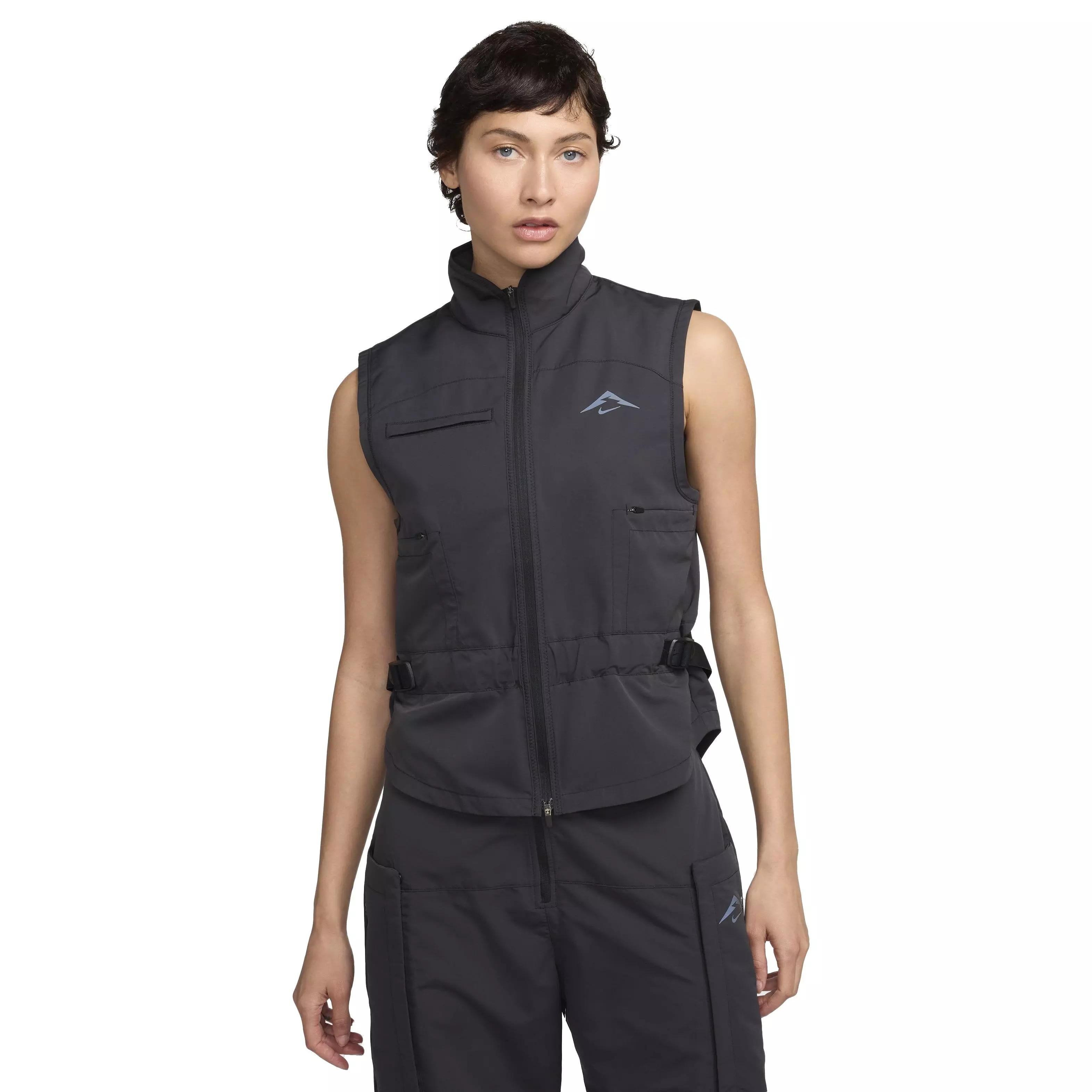 Nike Women's Trail Repel Running Vest - Black - BLACK