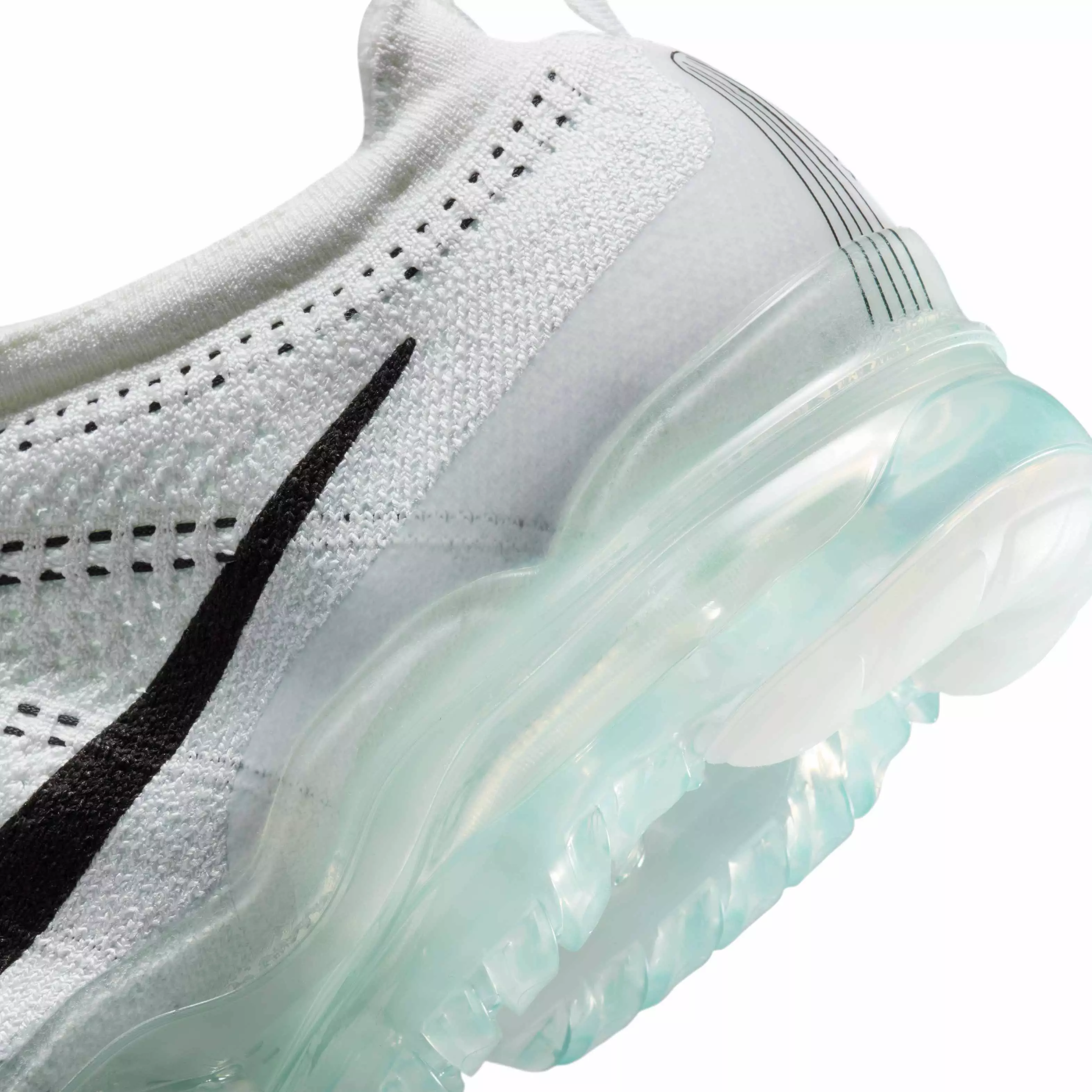 Nike Air VaporMax 2023 Flyknit "White/White/Pure Platinum/Black" Men's Shoe - WHITE/WHITE/PLATINUM/BLACK