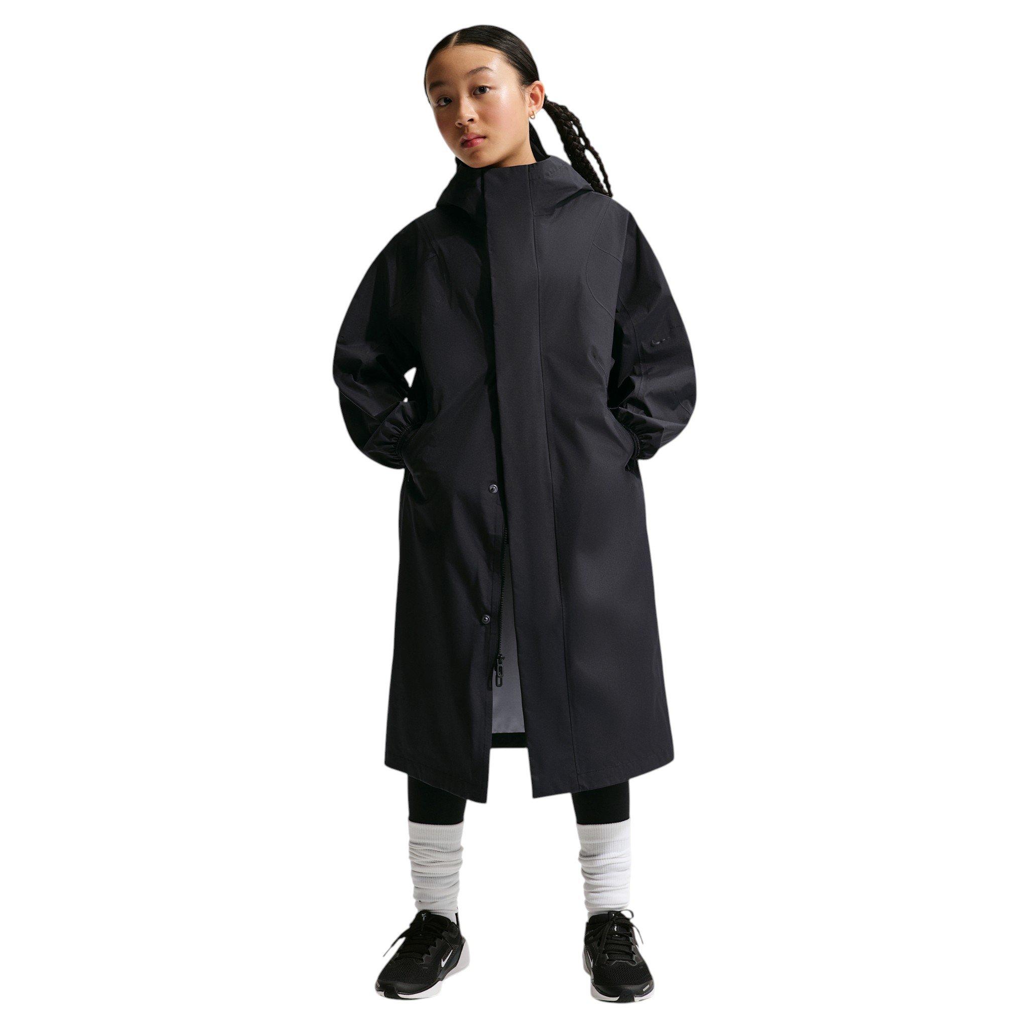 Nike Big Girls' MAVN Storm-FIT ADV Rain Jacket - Black - BLACK