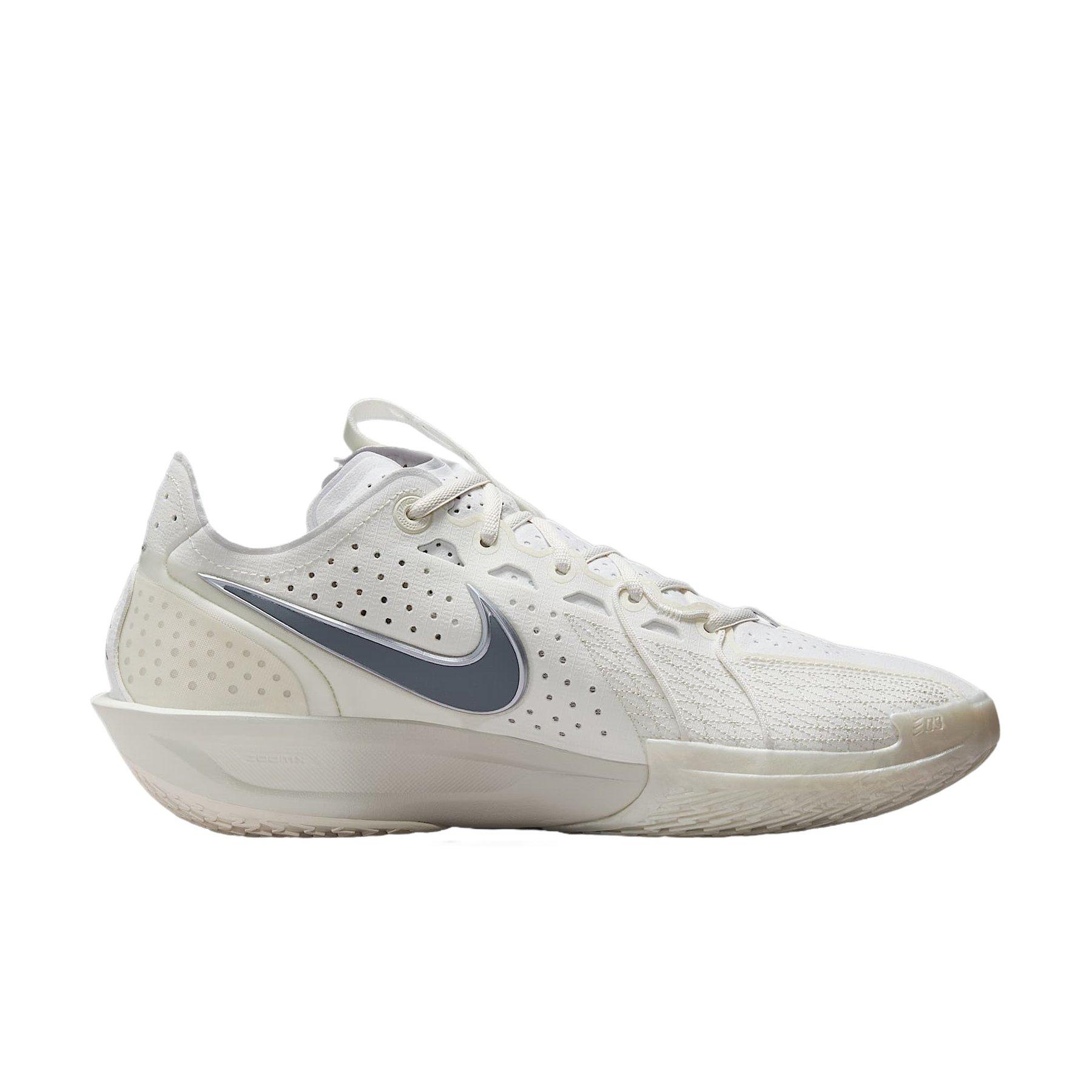 Nike G.T. Cut 3 "Sail/Light Bone/Metallic Silver/Smoke Grey" Men's Basketball Shoe - SAIL/LT BONE/SILVER/GREY Thumbnail View 1