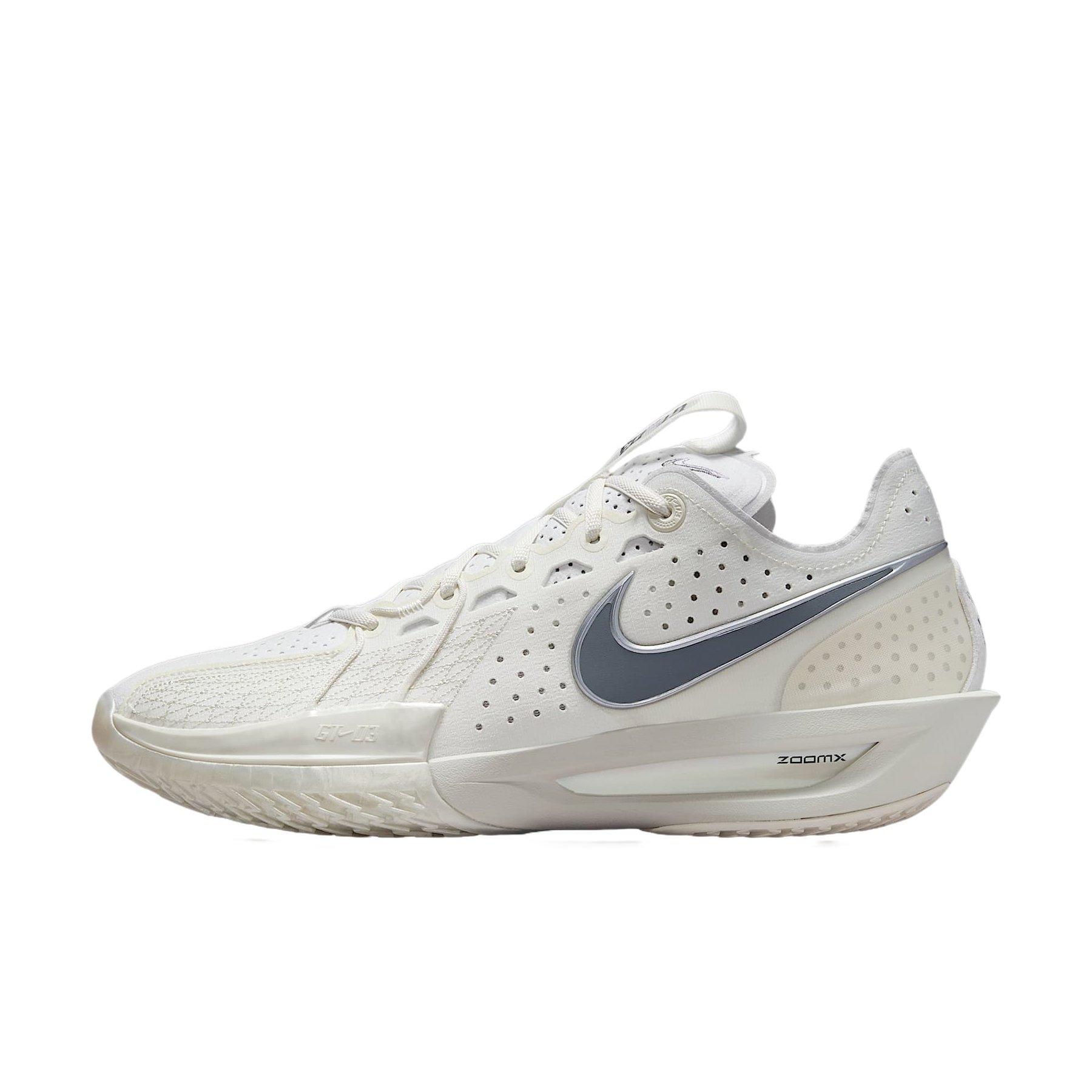 Nike G.T. Cut 3 "Sail/Light Bone/Metallic Silver/Smoke Grey" Men's Basketball Shoe - SAIL/LT BONE/SILVER/GREY Thumbnail View 2
