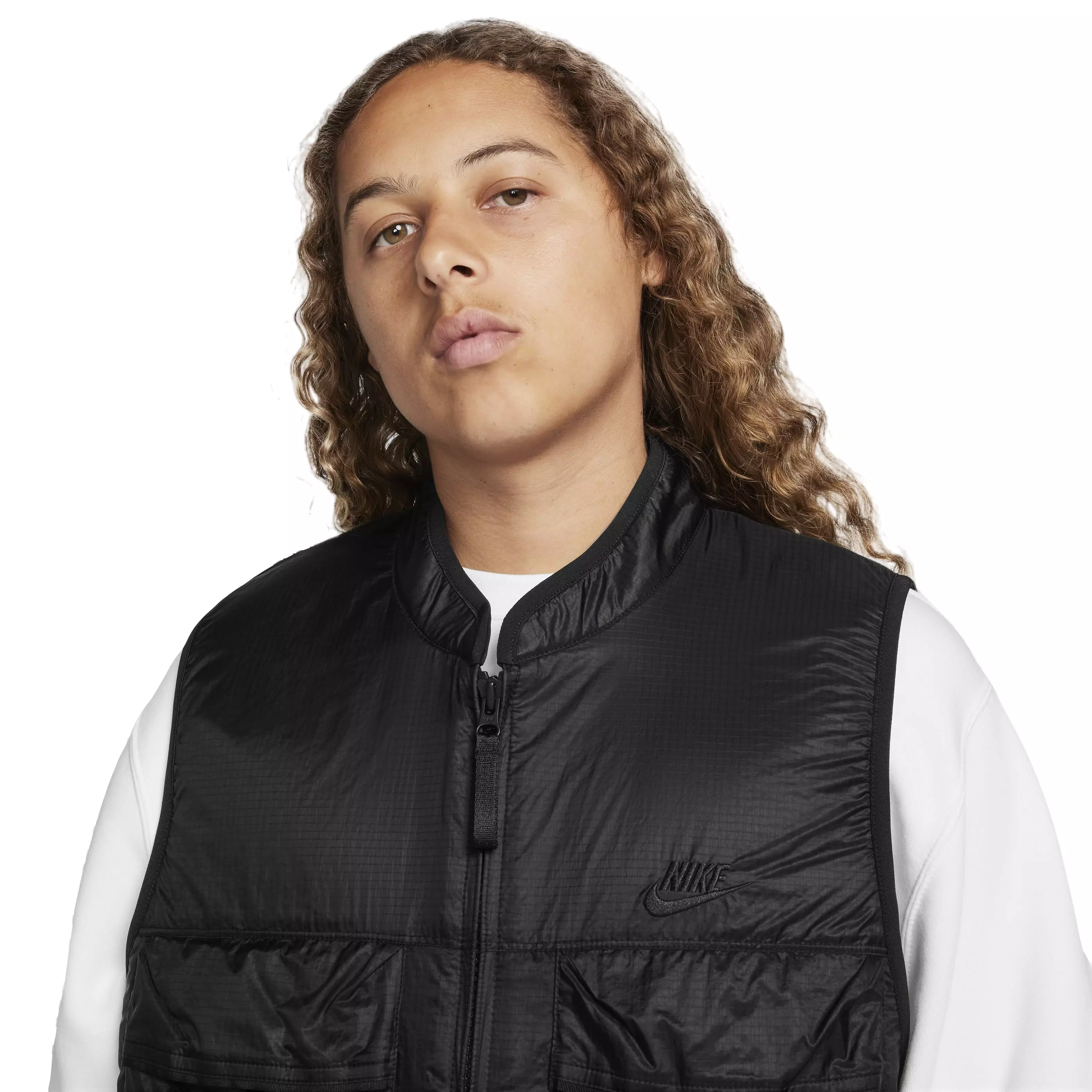 Nike Men's Tech Fleece Utility Vest - Black - BLACK