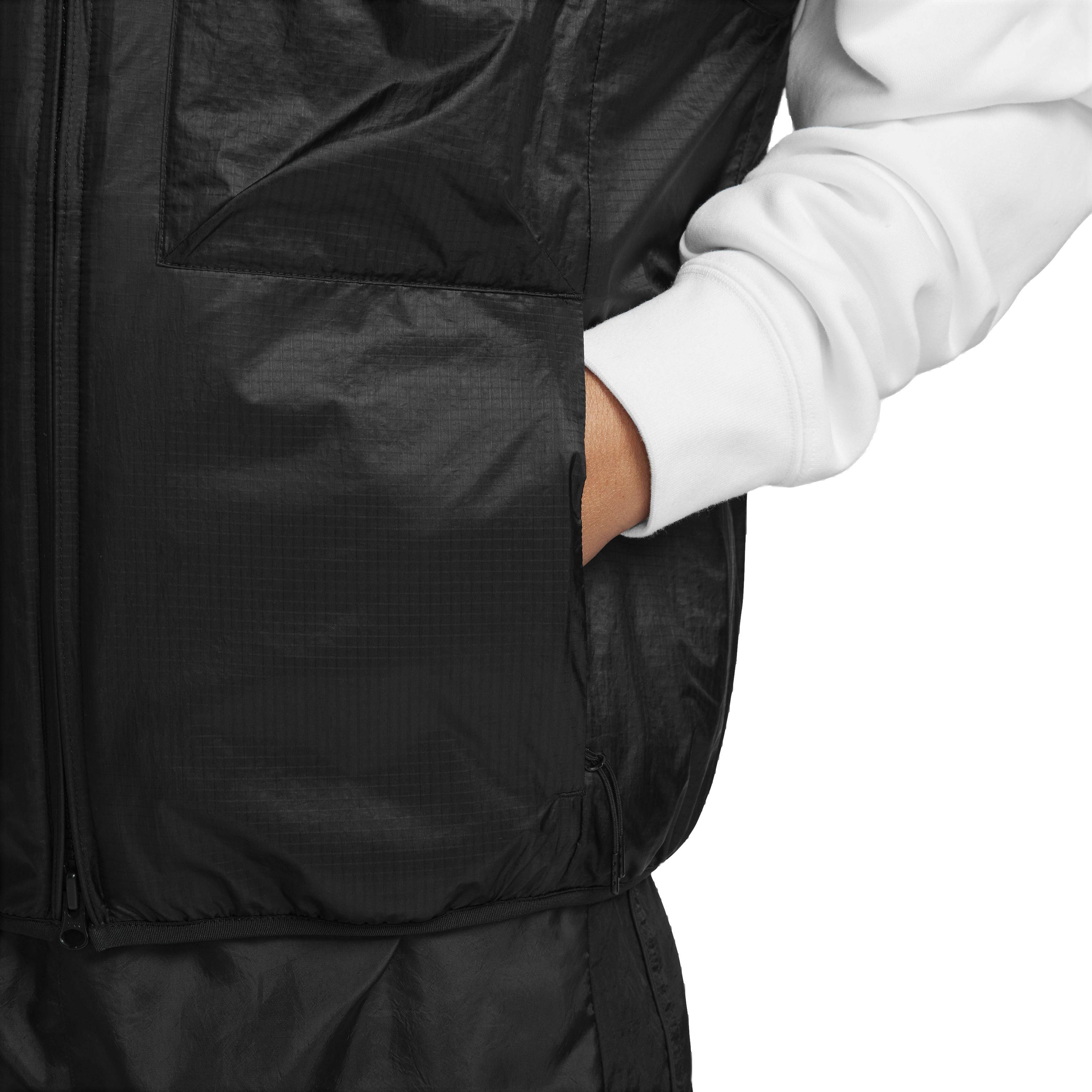 Nike Men's Tech Fleece Utility Vest - Black - BLACK Thumbnail View 4