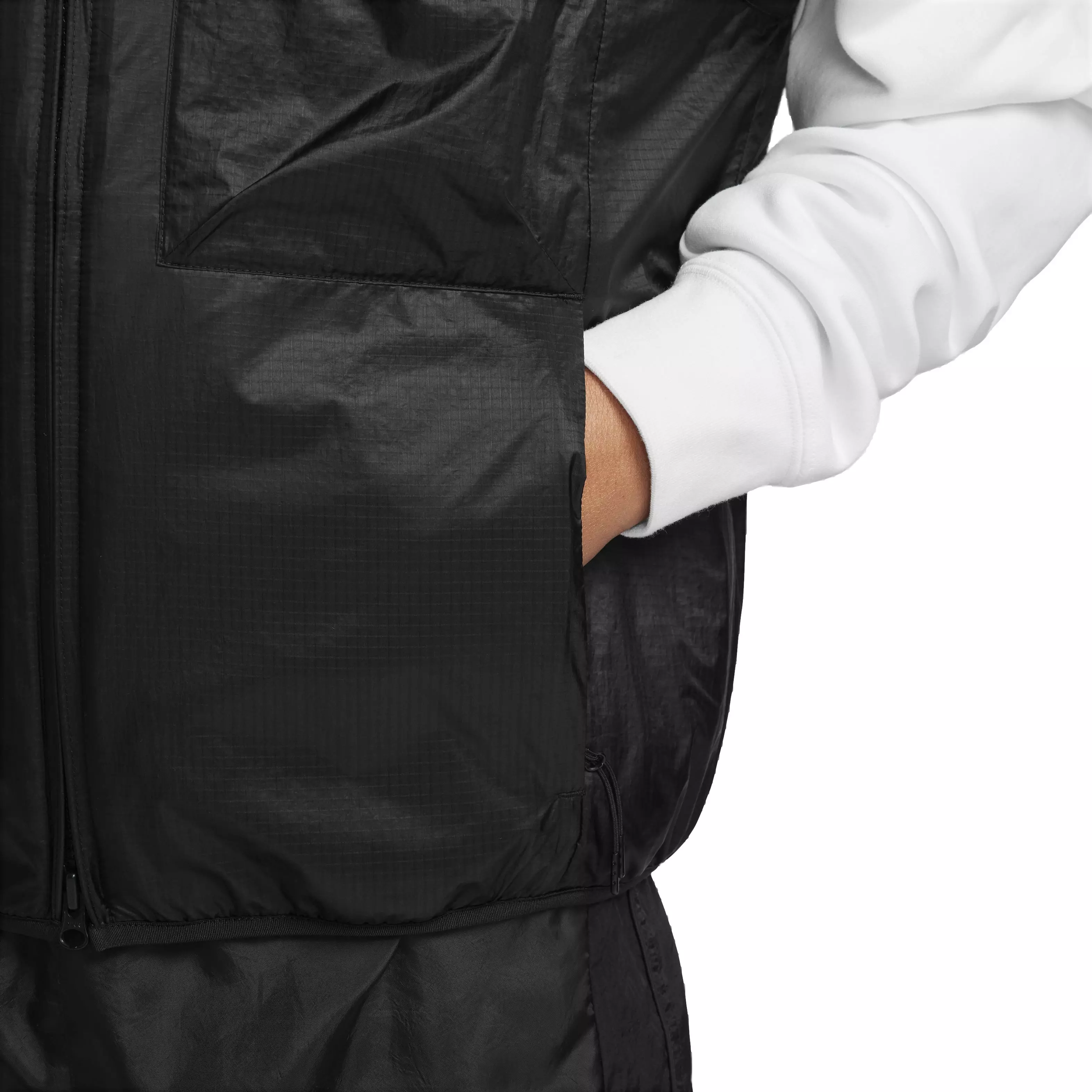 Nike Men's Tech Fleece Utility Vest - Black - BLACK