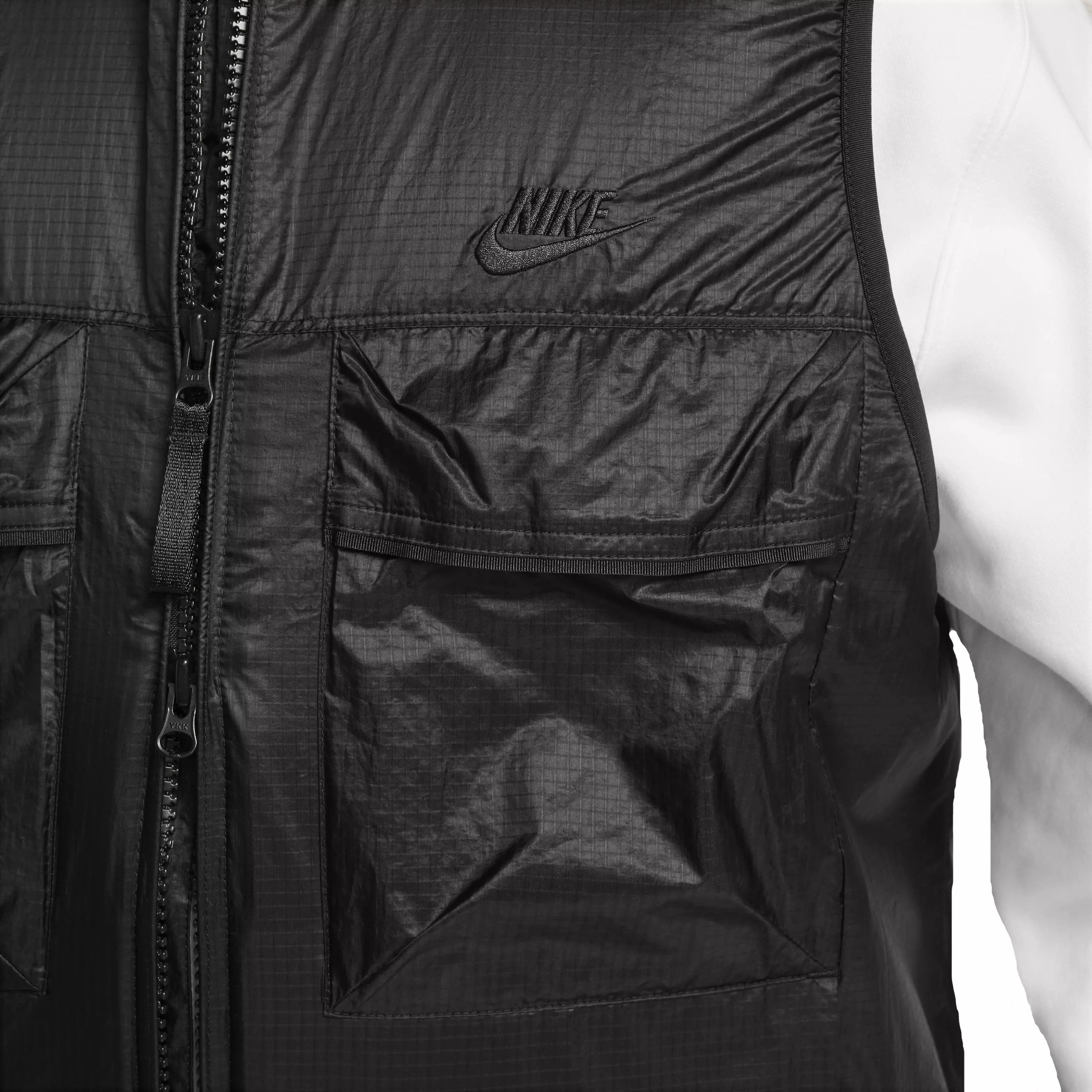 Nike Men's Tech Fleece Utility Vest - Black - BLACK