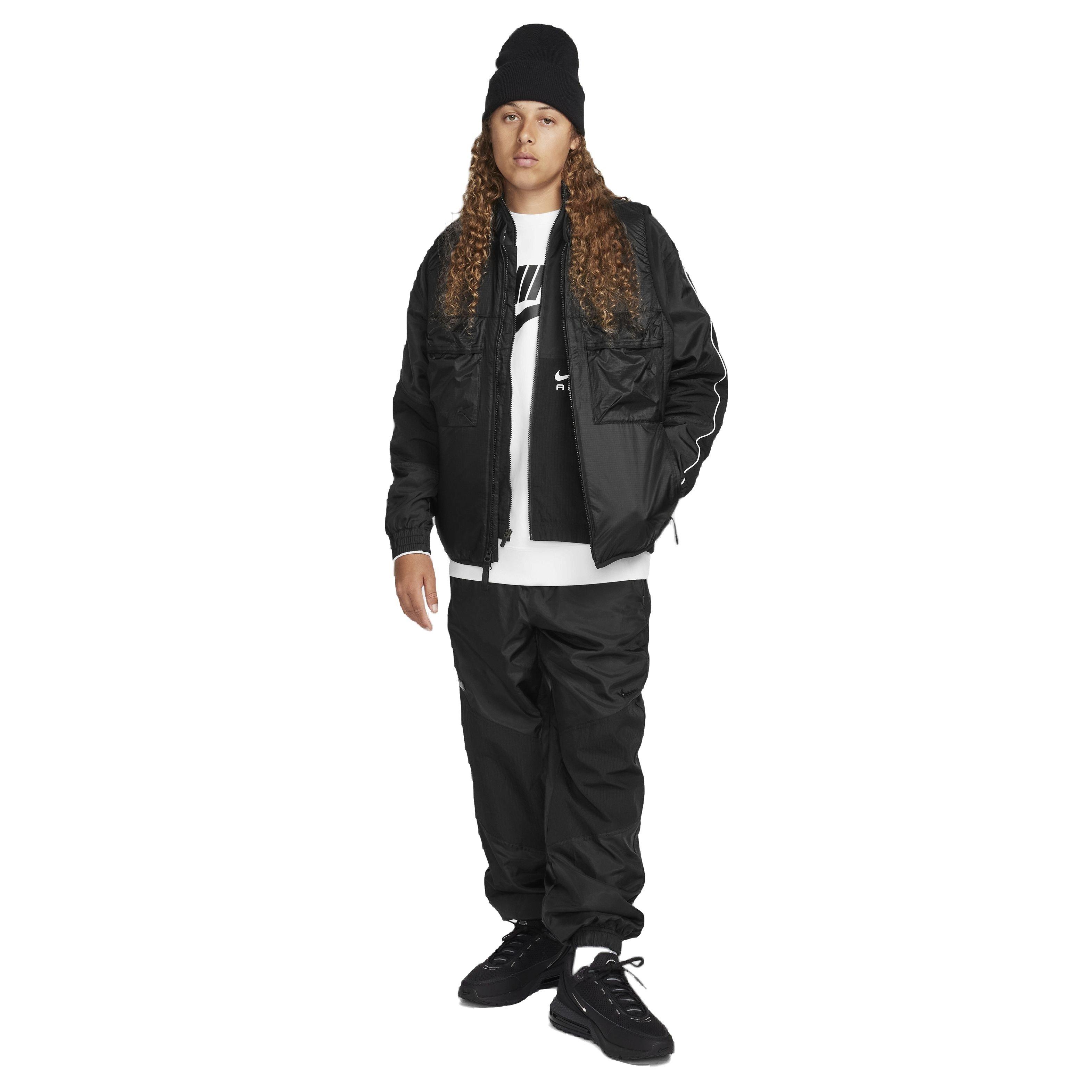 Nike Men's Tech Fleece Utility Vest - Black - BLACK Thumbnail View 6