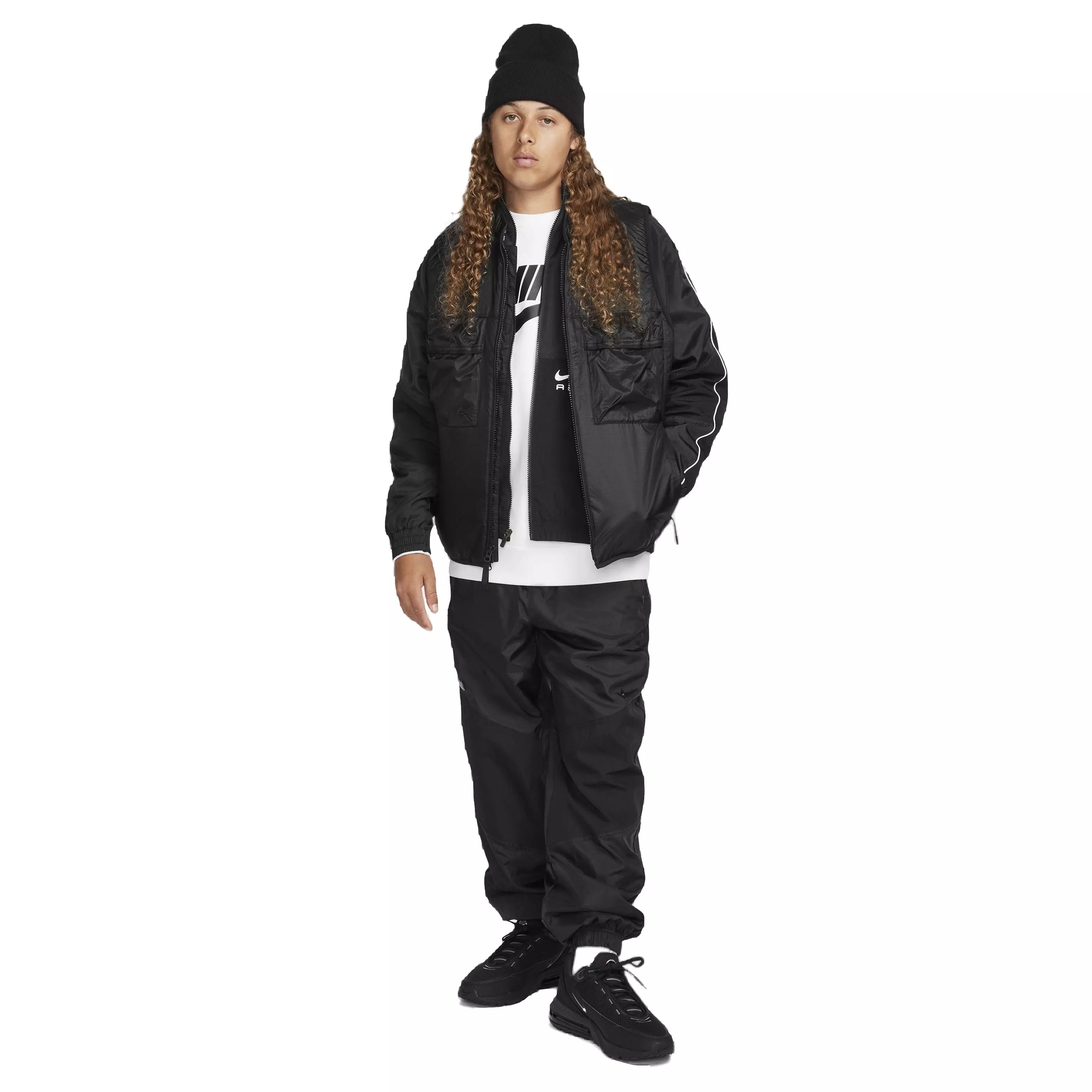 Nike Men's Tech Fleece Utility Vest - Black - BLACK