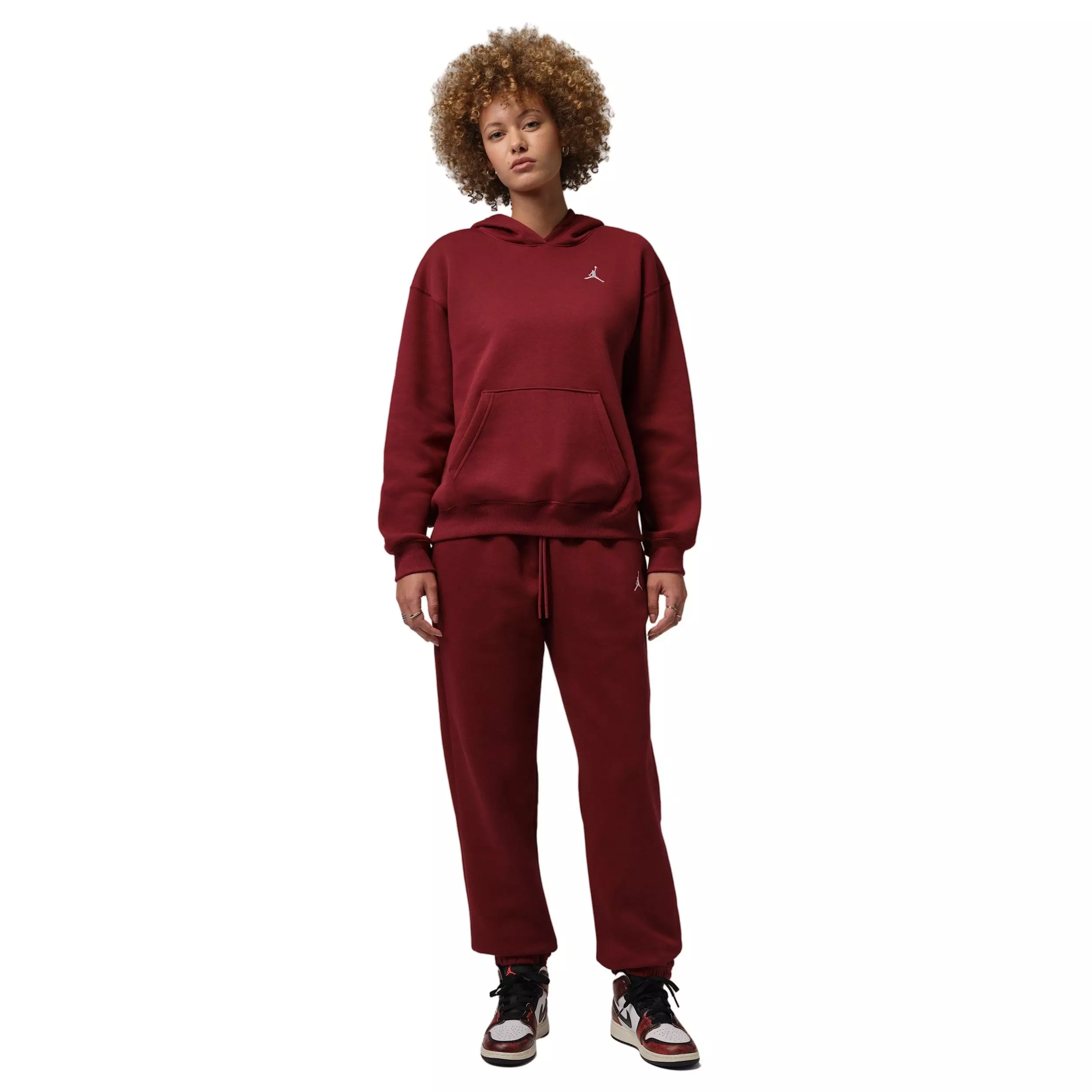 Jordan Women's Brooklyn Fleece Pants -Red - RED