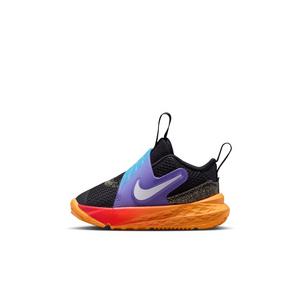 Nike Team Hustle D 12 "Black/Laser Orange/Action Grape/White" Infant Boys' Basketball Shoe - BLACK/ORANGE/GRAPE/WHITE