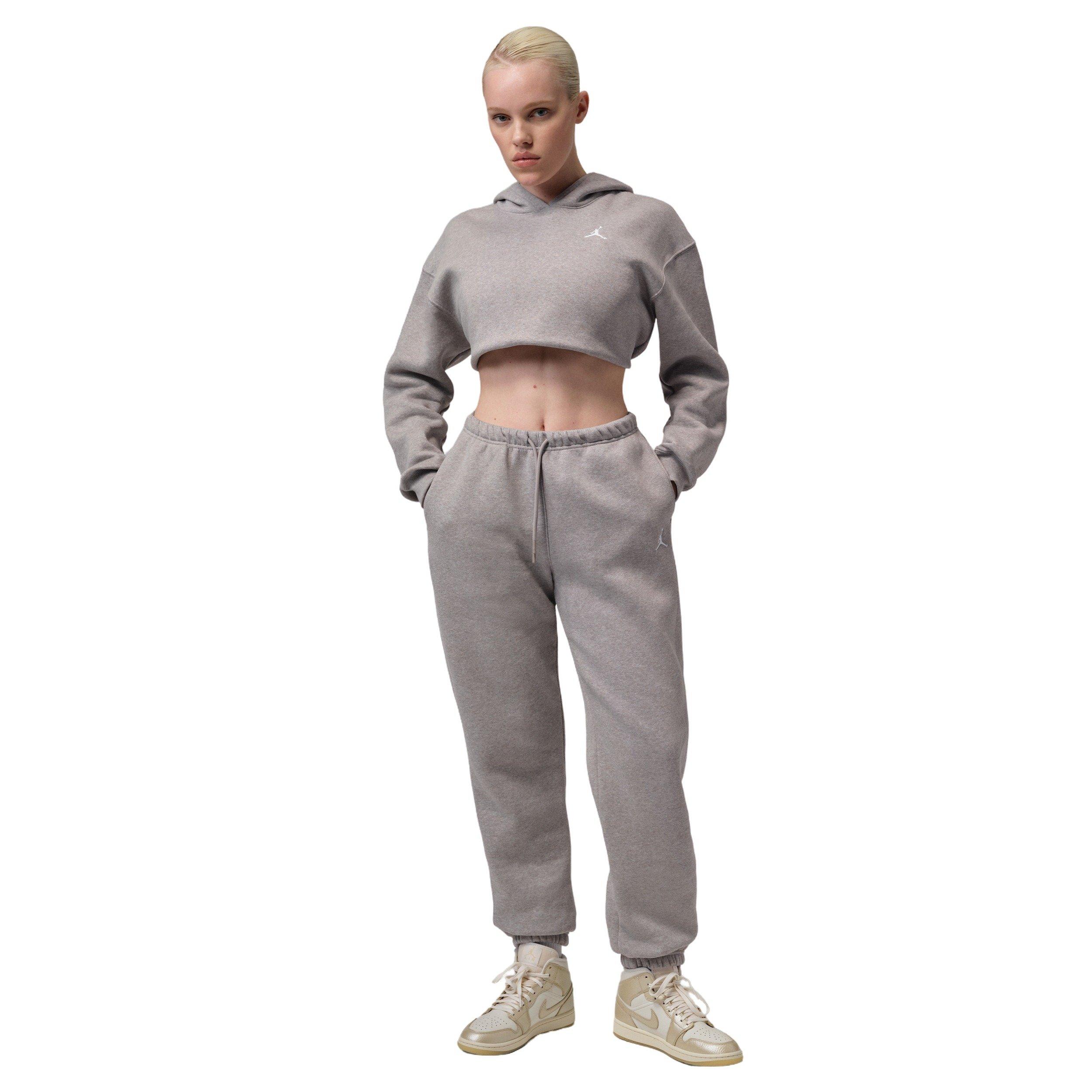 Jordan Women's Brooklyn Fleece Pullover Hoodie - Stone - STONE Thumbnail View 7