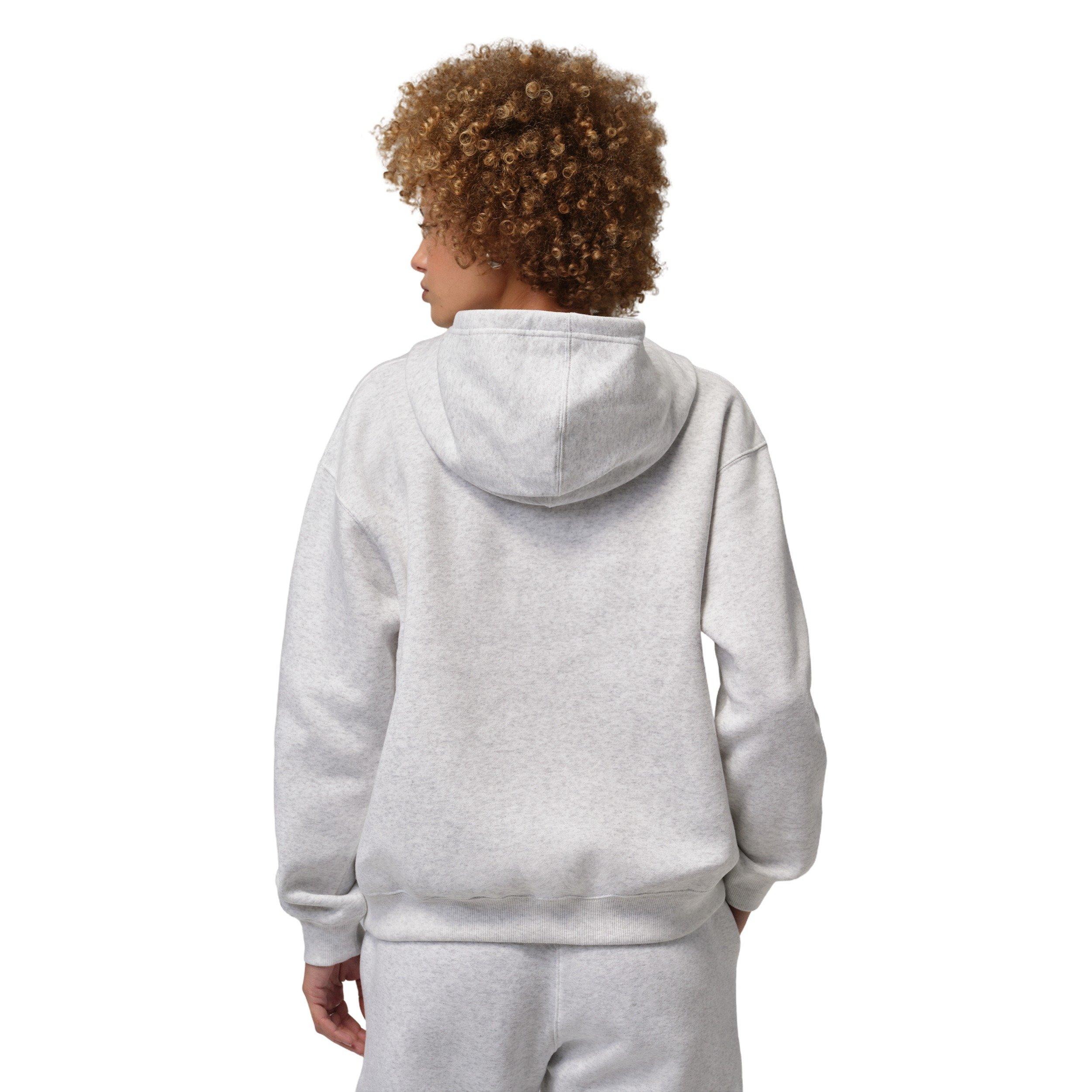 Jordan Women's Brooklyn Fleece Pullover Hoodie - Birch Heather - BIRCH HEATHER Thumbnail View 2