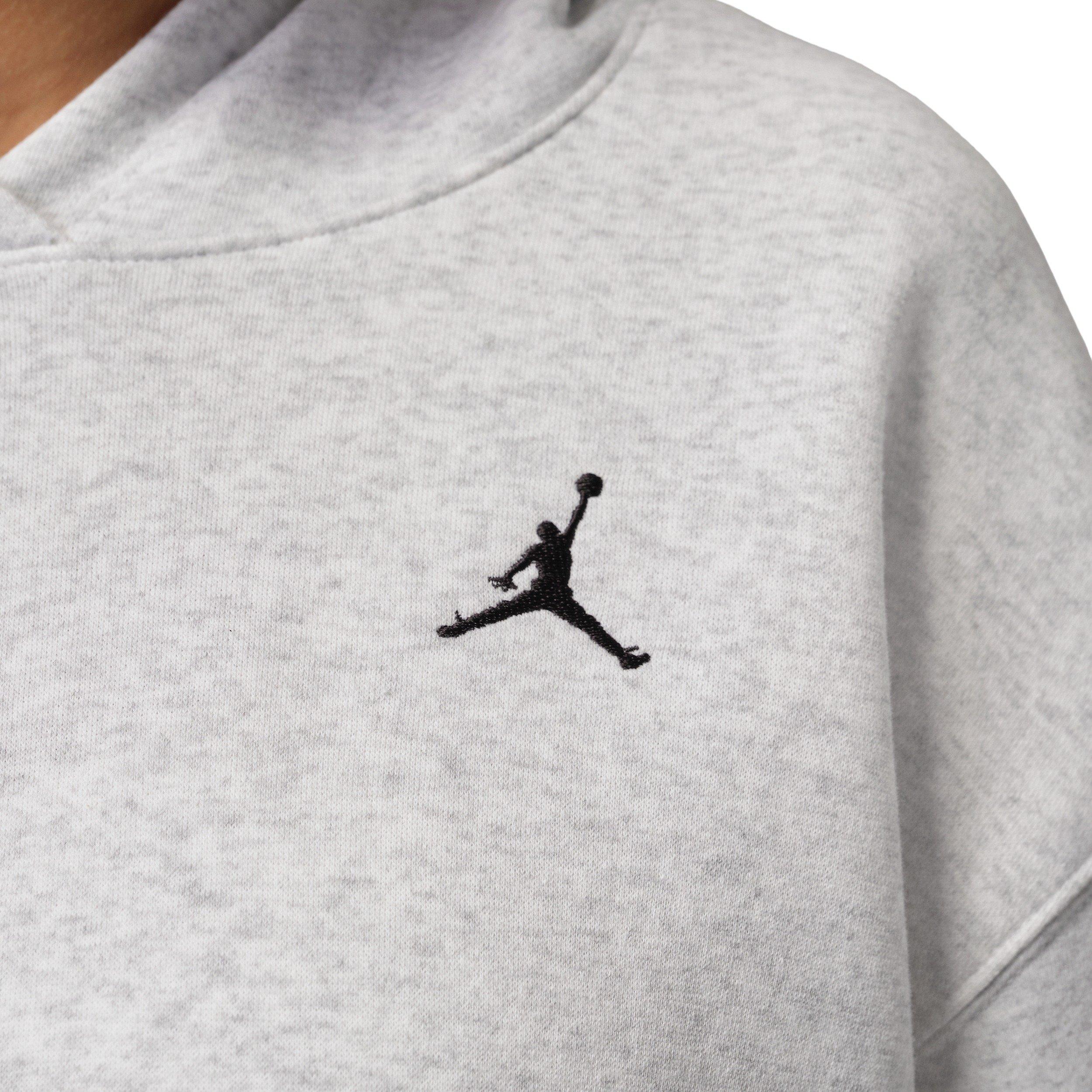 Jordan Women's Brooklyn Fleece Pullover Hoodie - Birch Heather - BIRCH HEATHER Thumbnail View 4