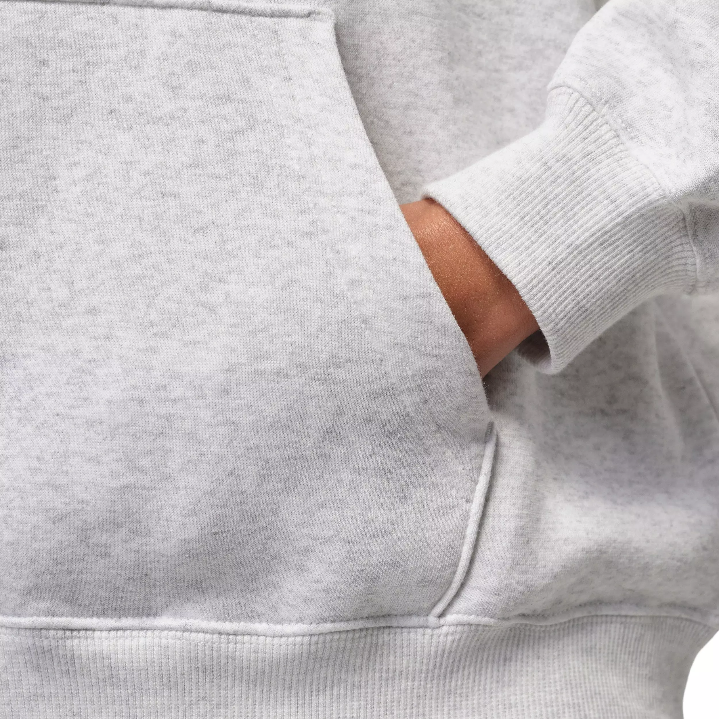 Jordan Women's Brooklyn Fleece Pullover Hoodie -Birch Heather - BIRCH HEATHER